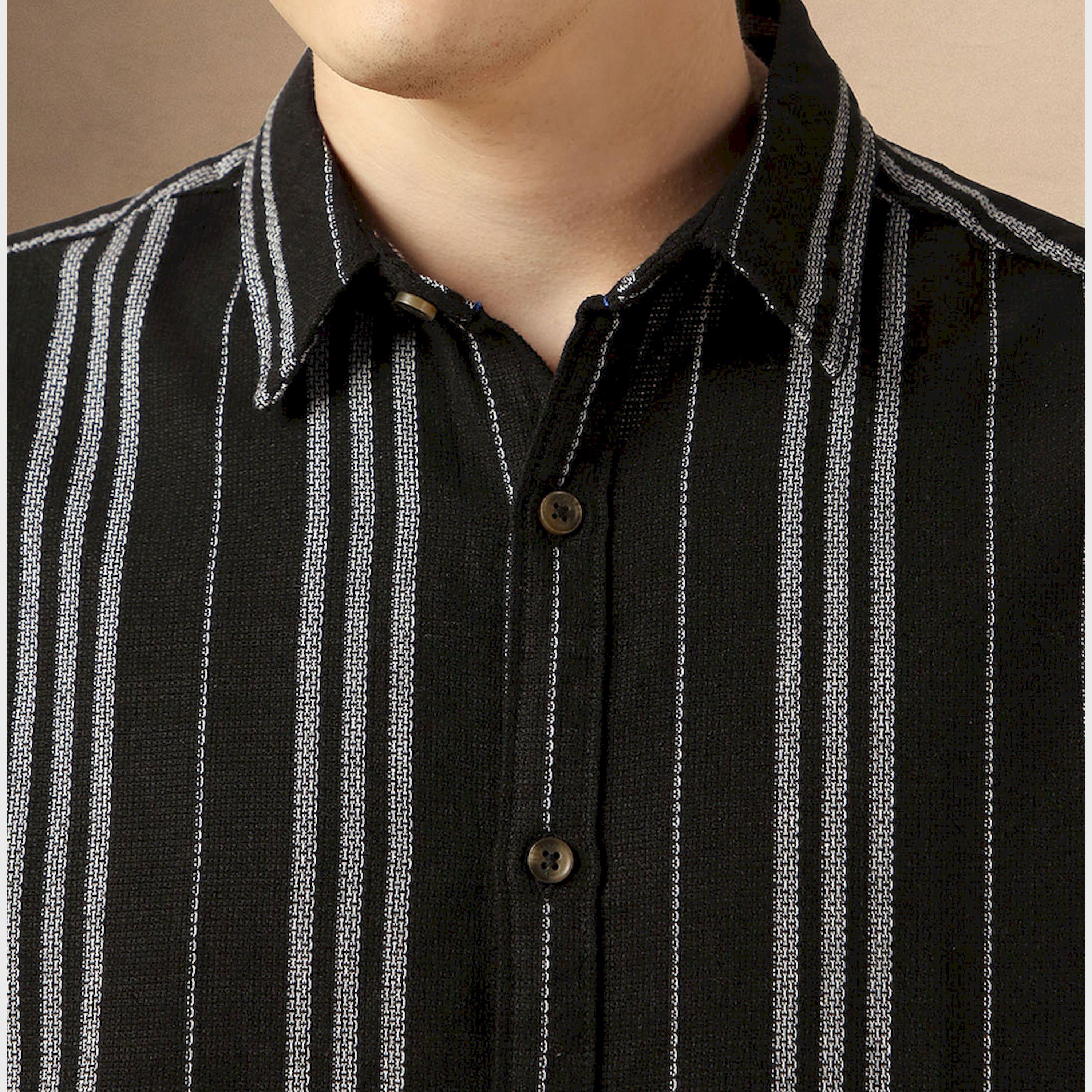 Dennis Lingo X Styli Striped Relaxed Fit Spread Collar Shirt-men-clothing-shirts-image-4