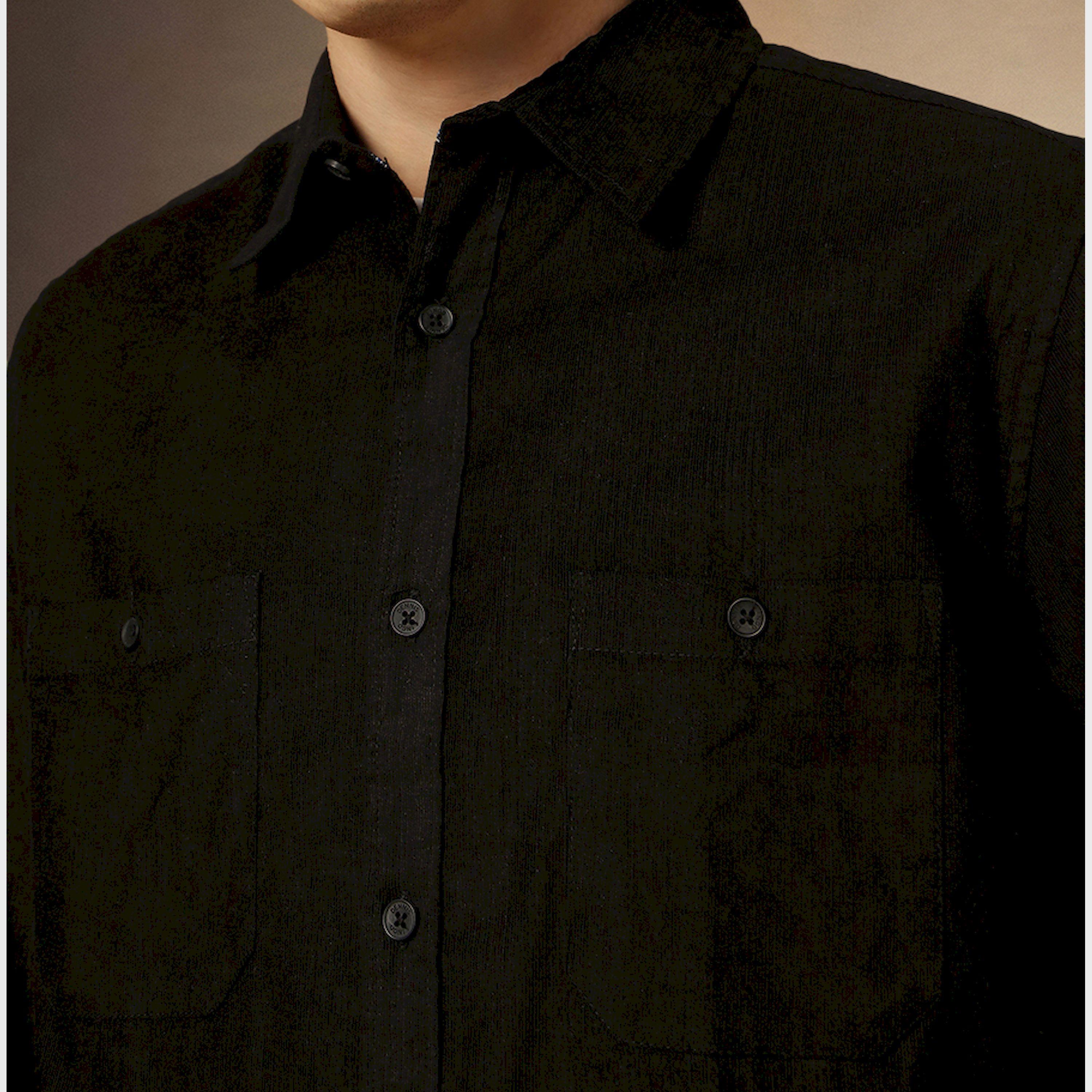 Dennis Lingo X Styli Solid Relaxed Fit Spread Collar Shirt-men-clothing-shirts-image-4