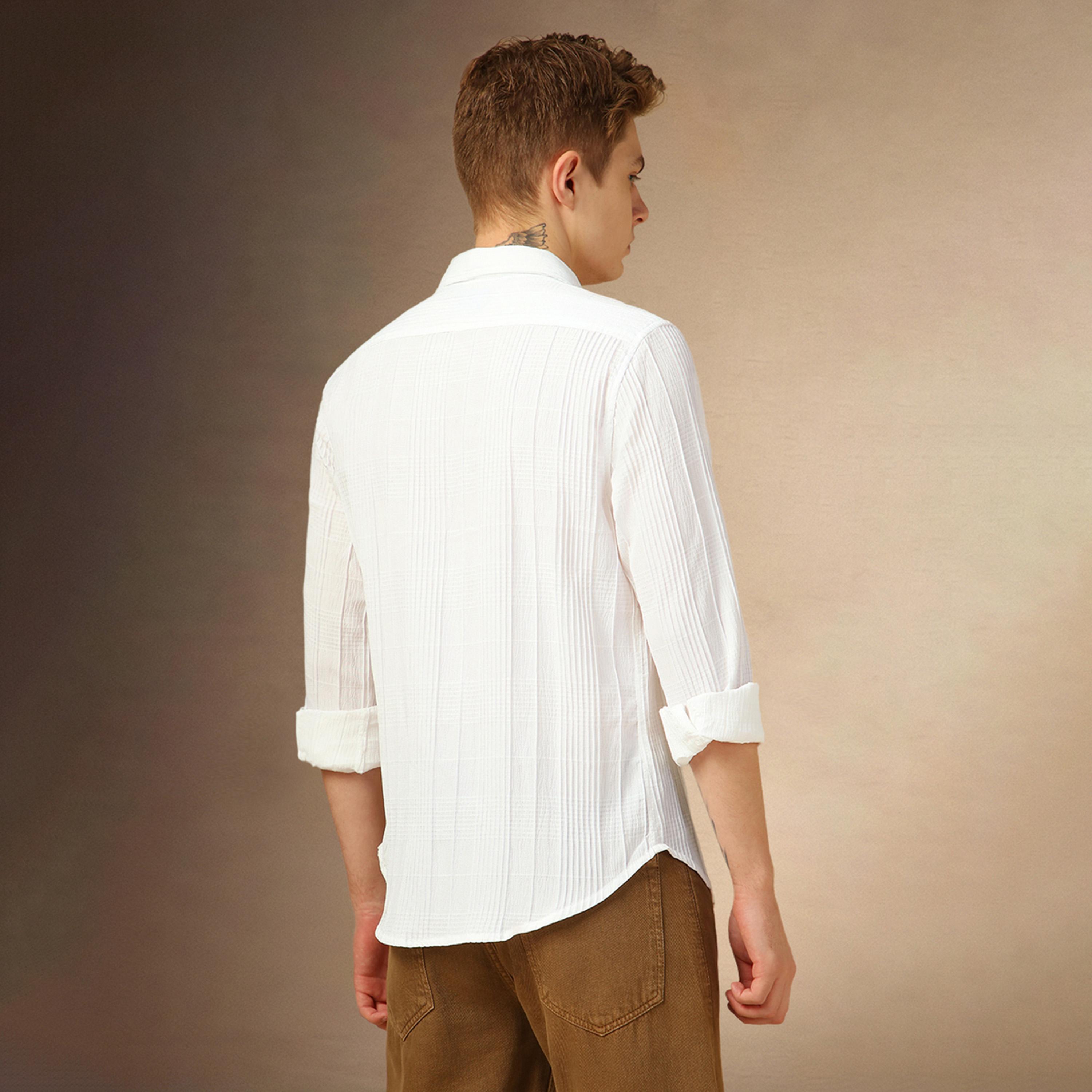 Dennis Lingo X Styli Relaxed Fit Spread Collar Textured Shirt With Pintuck Detail-men-clothing-shirts-image-3