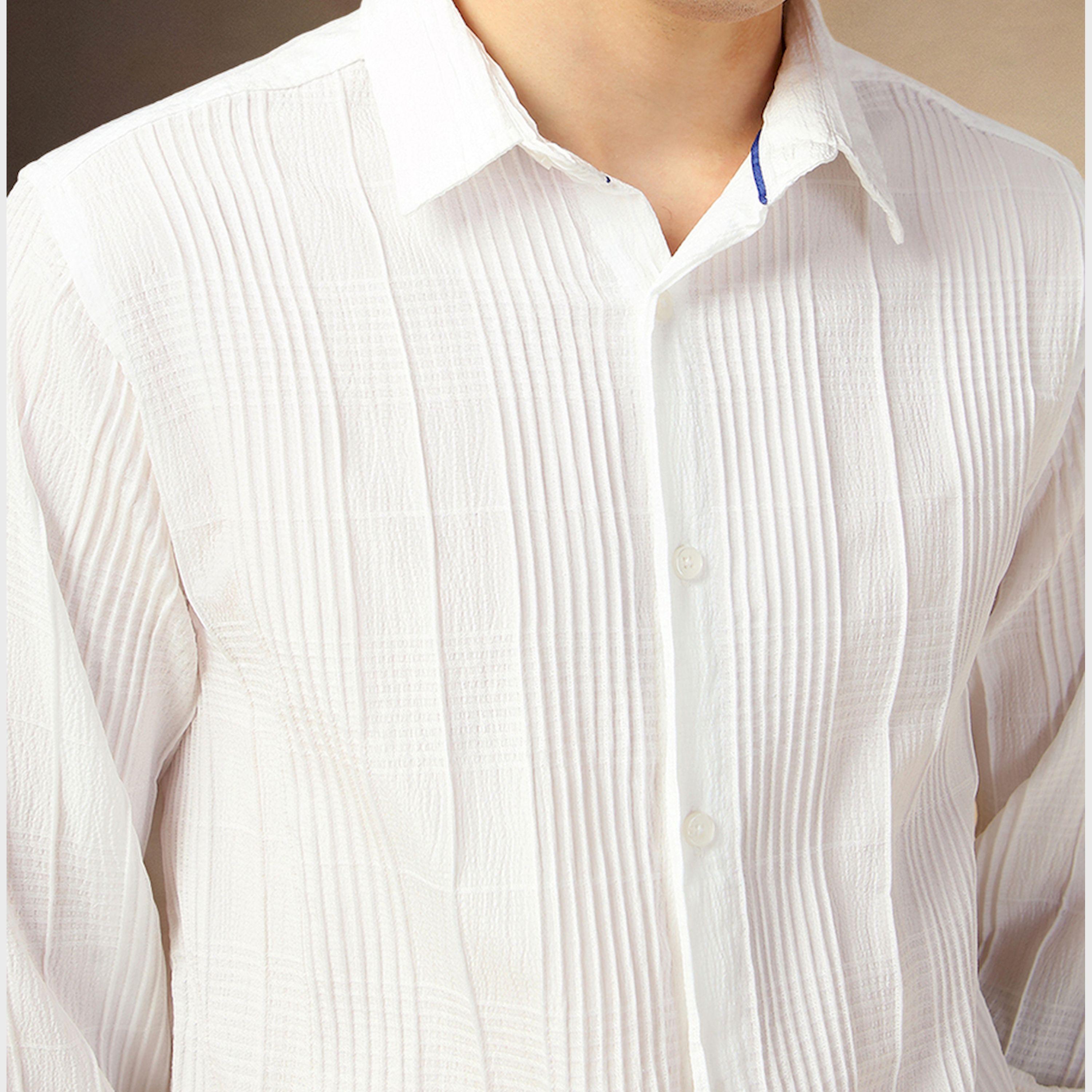 Dennis Lingo X Styli Relaxed Fit Spread Collar Textured Shirt With Pintuck Detail-men-clothing-shirts-image-4