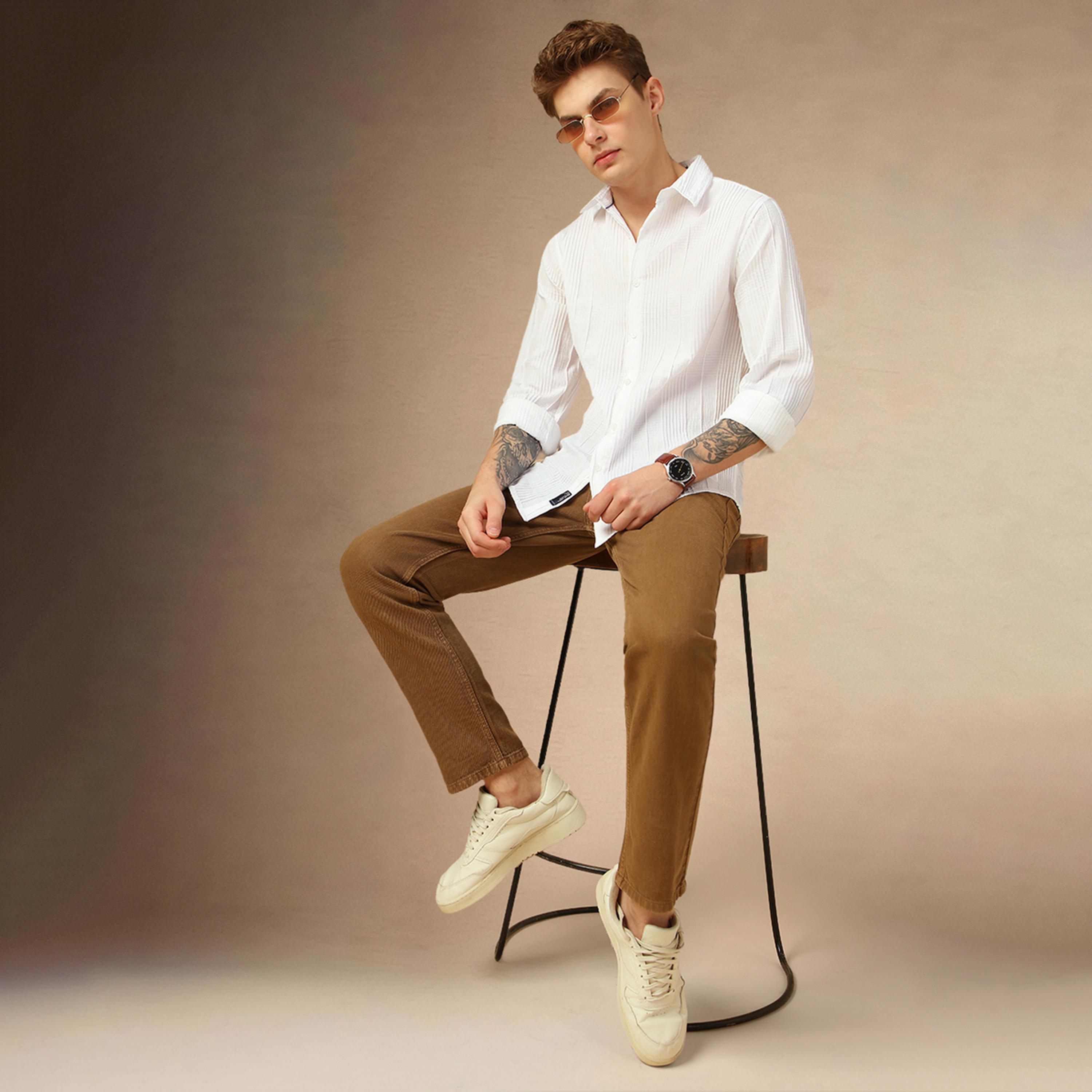 Dennis Lingo X Styli Relaxed Fit Spread Collar Textured Shirt With Pintuck Detail-men-clothing-shirts-image-5