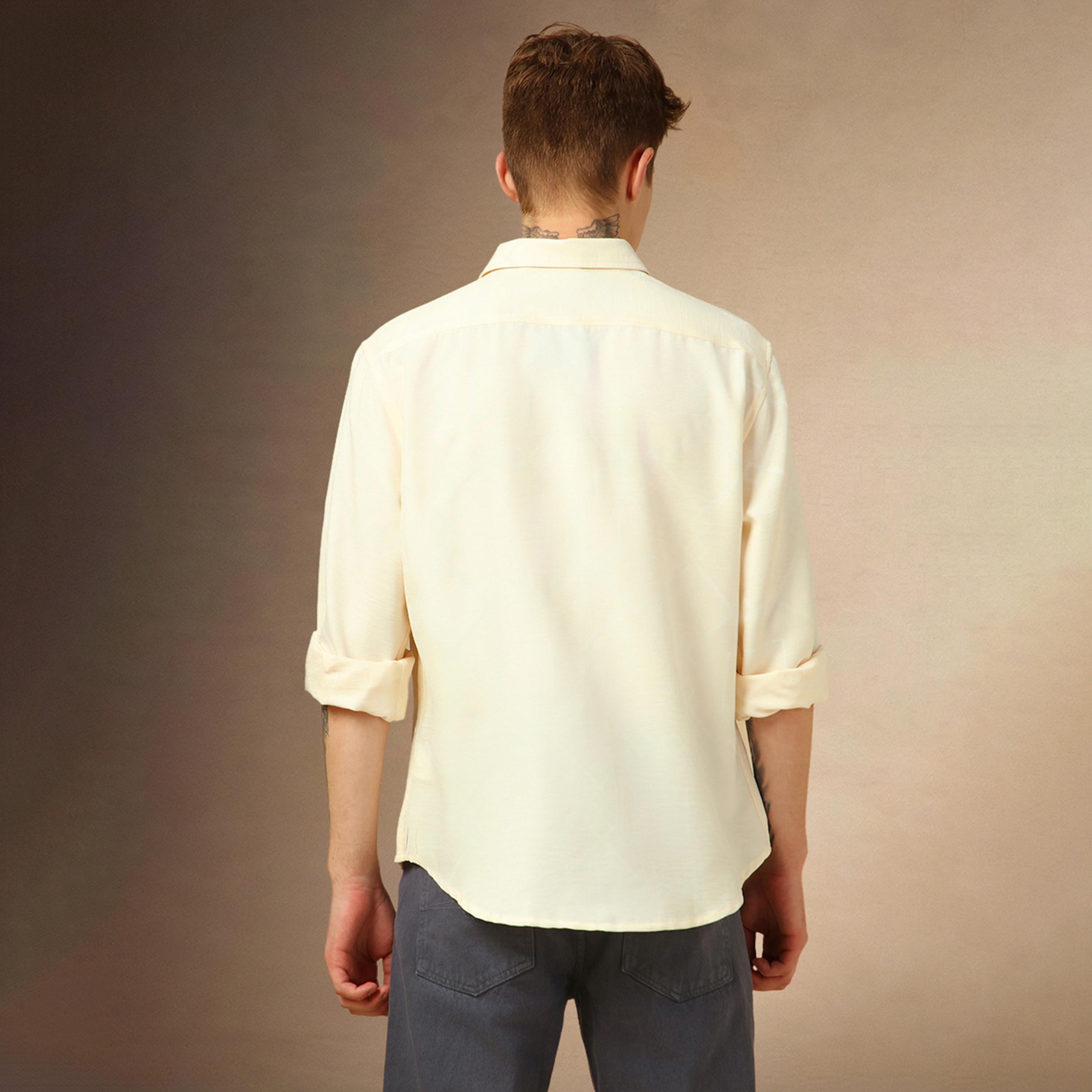 Dennis Lingo X Styli Solid Relaxed Fit Spread Collar Shirt-men-clothing-shirts-image-3