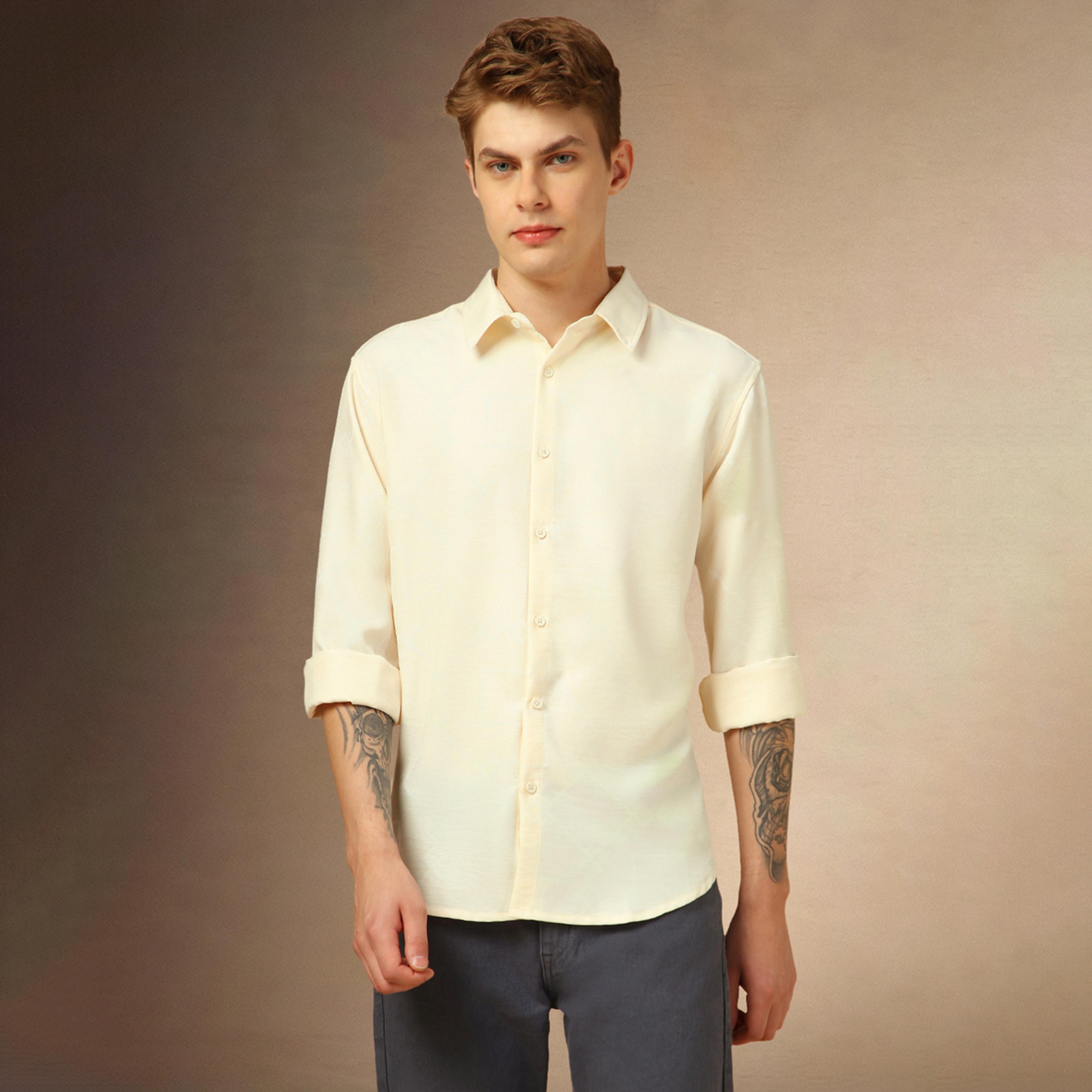 Dennis Lingo X Styli Solid Relaxed Fit Spread Collar Shirt-men-clothing-shirts-image-6