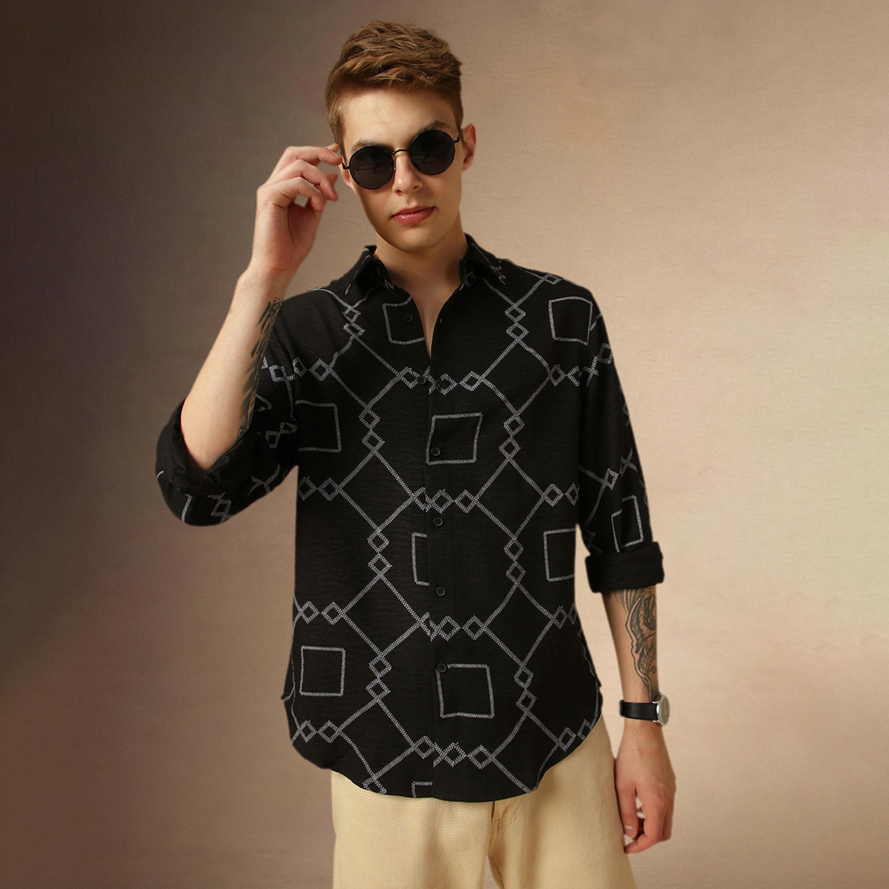 Dennis Lingo X Styli Printed Relaxed Fit Spread Collar Shirt-men-clothing-shirts-image-1