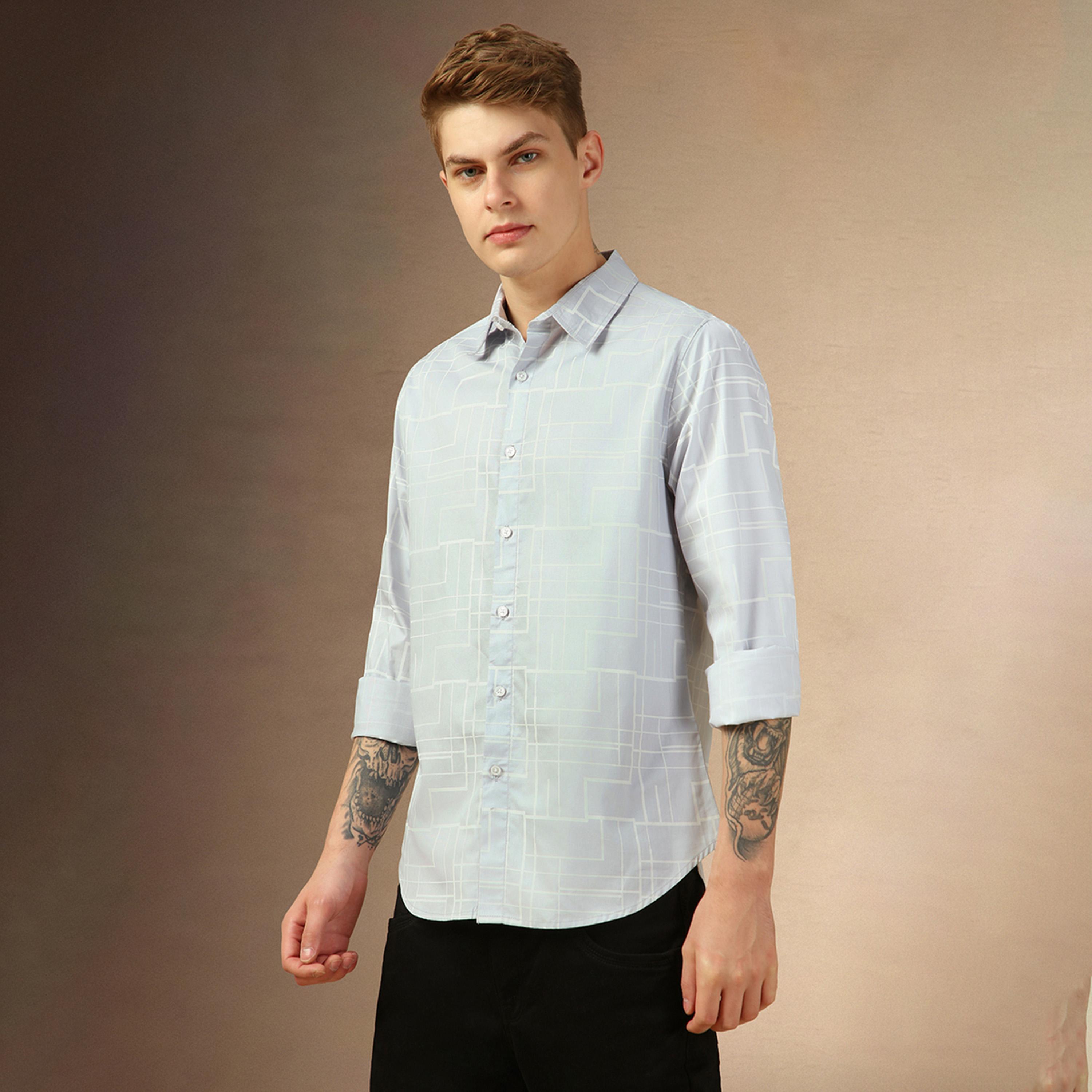 Dennis Lingo X Styli Printed Regular Fit Spread Collar Curved Hem Shirt-men-clothing-shirts-image-2