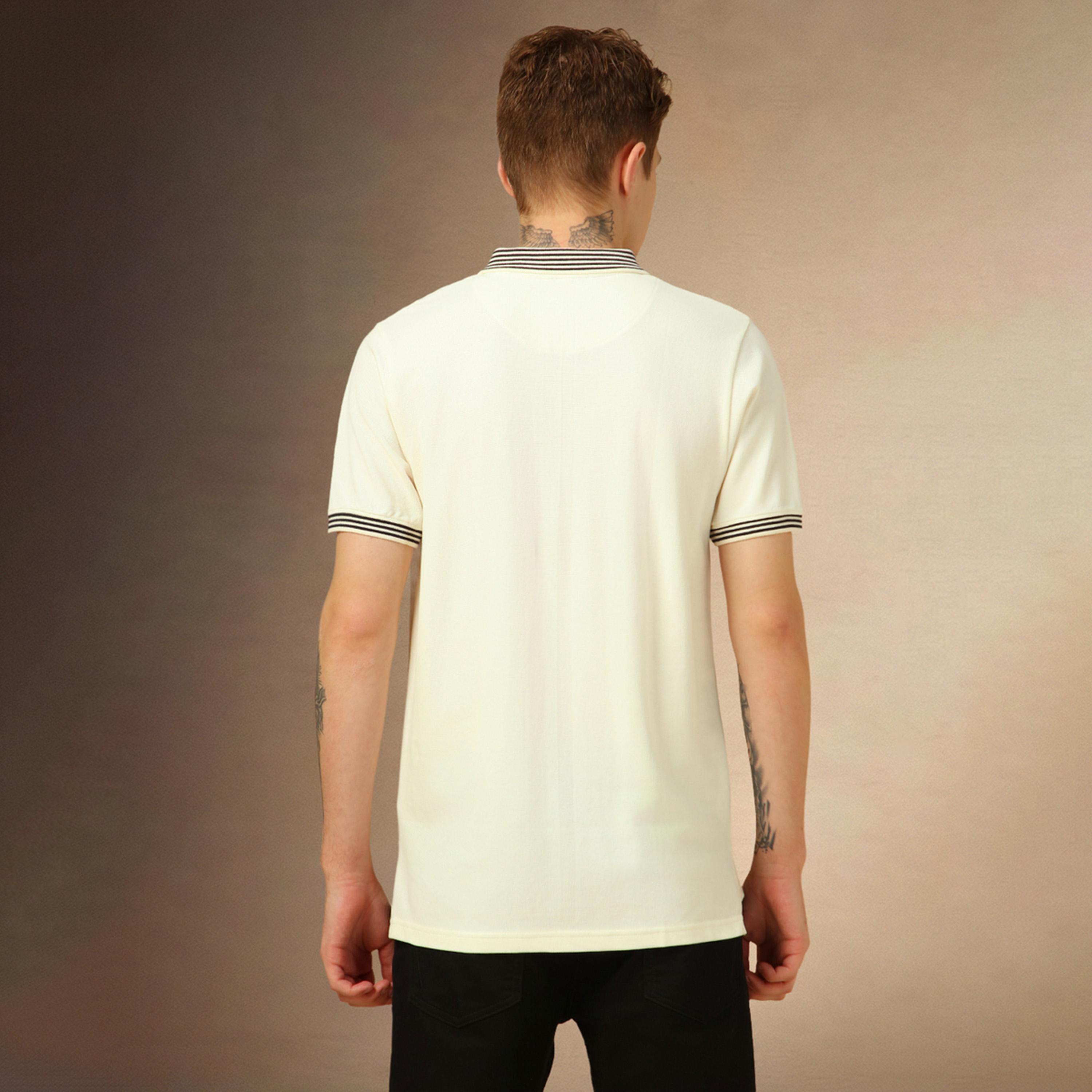 دينيس لينغو × ستايلي - تي شيرت بولو مخطط بقصّة عادية-men-clothing-tshirtsandpolos-tshirts-image-3