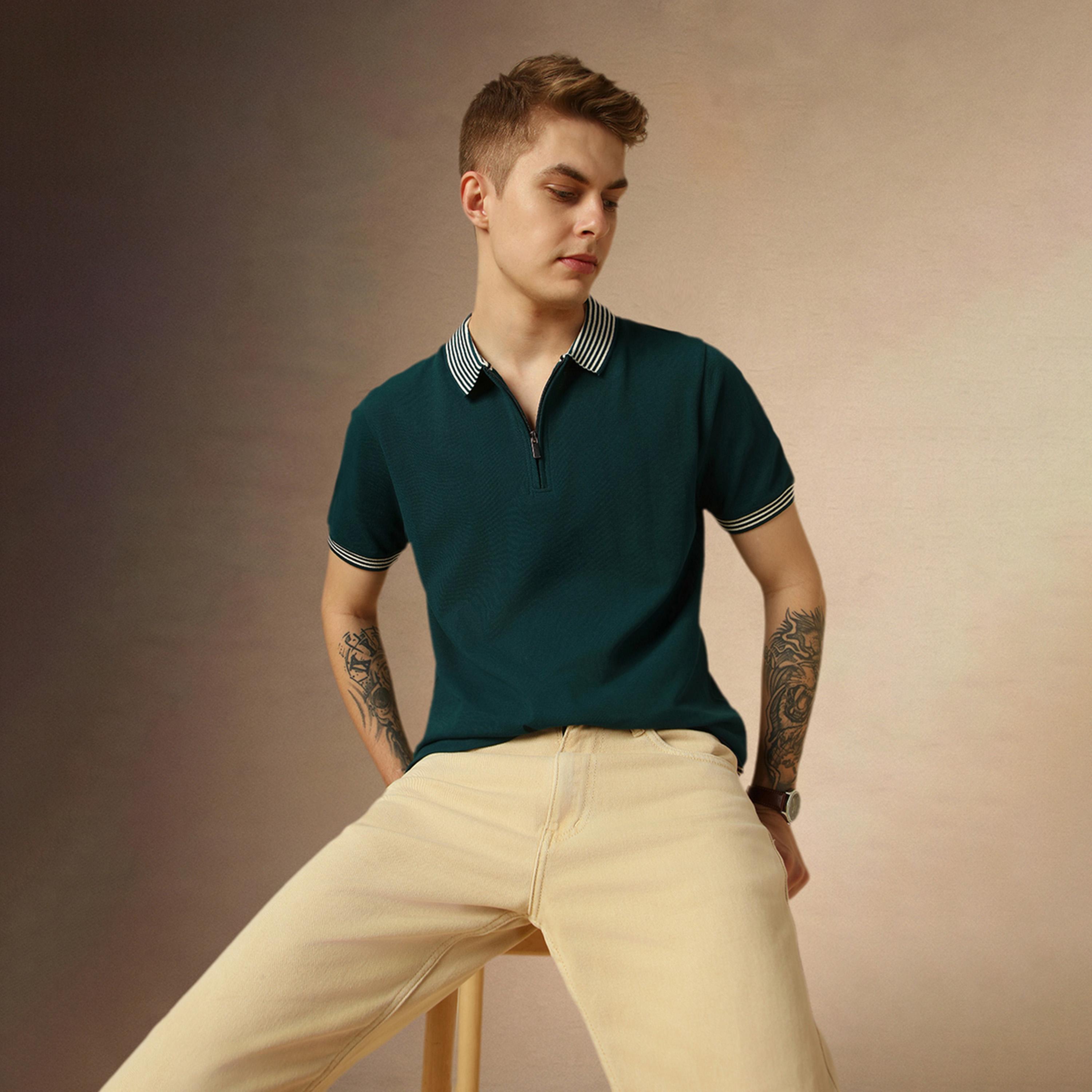 Dennis Lingo X Styli Regular Fit Striped Polo Collar T-Shirt-men-clothing-tshirtsandpolos-tshirts-image-1