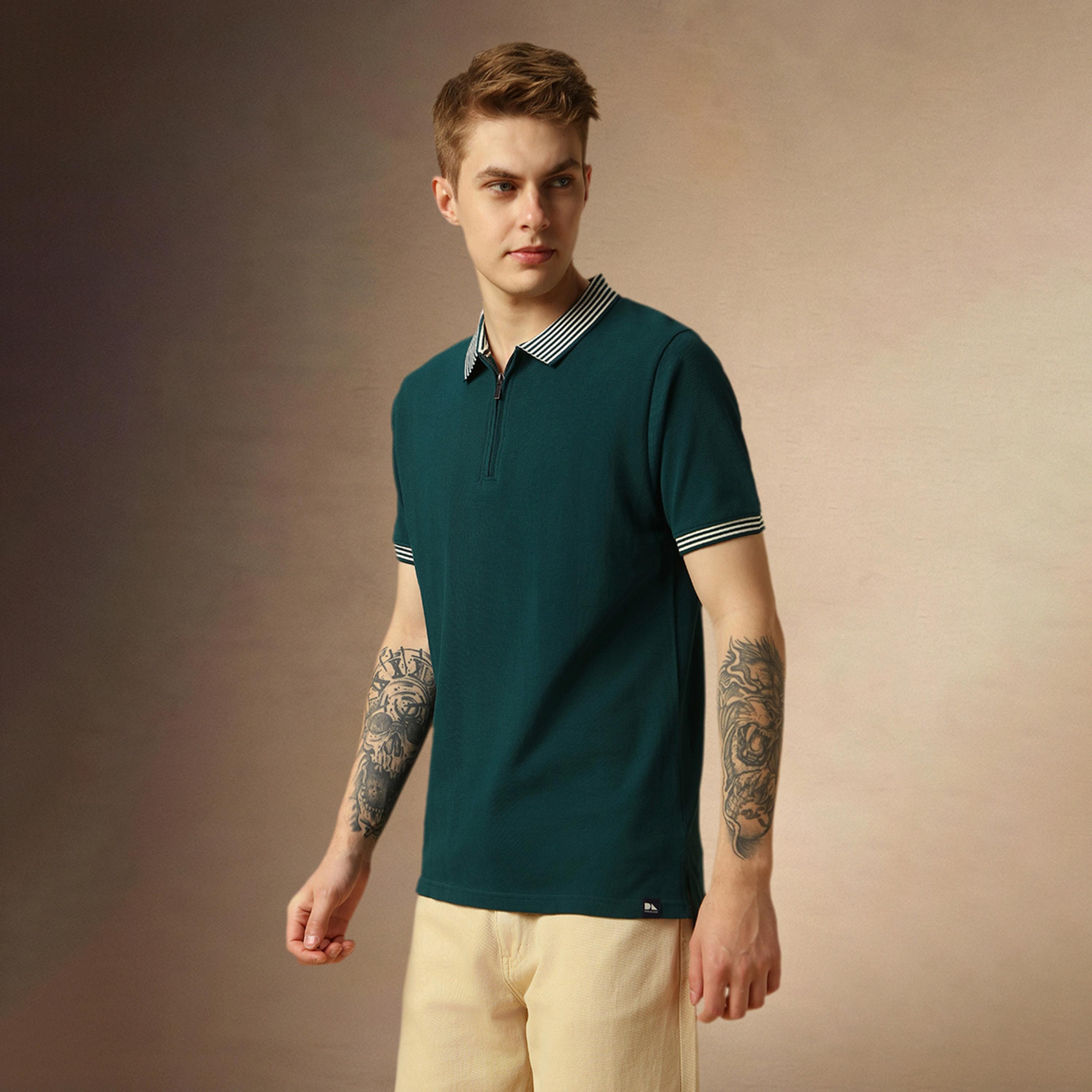 Dennis Lingo X Styli Regular Fit Striped Polo Collar T-Shirt-men-clothing-tshirtsandpolos-tshirts-image-2