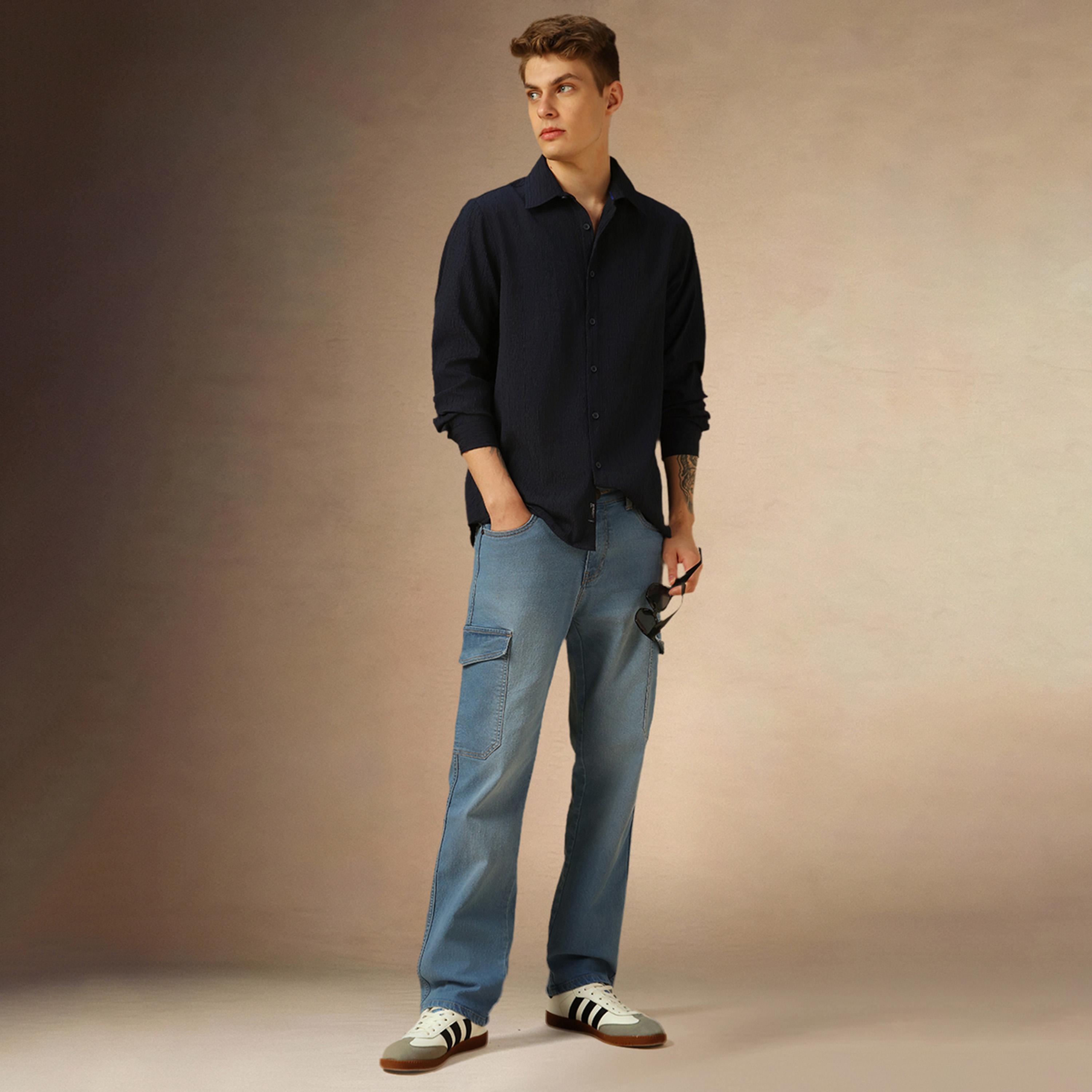 Dennis Lingo X Styli Solid Regular Fit Spread Collar Shirt-men-clothing-shirts-image-5