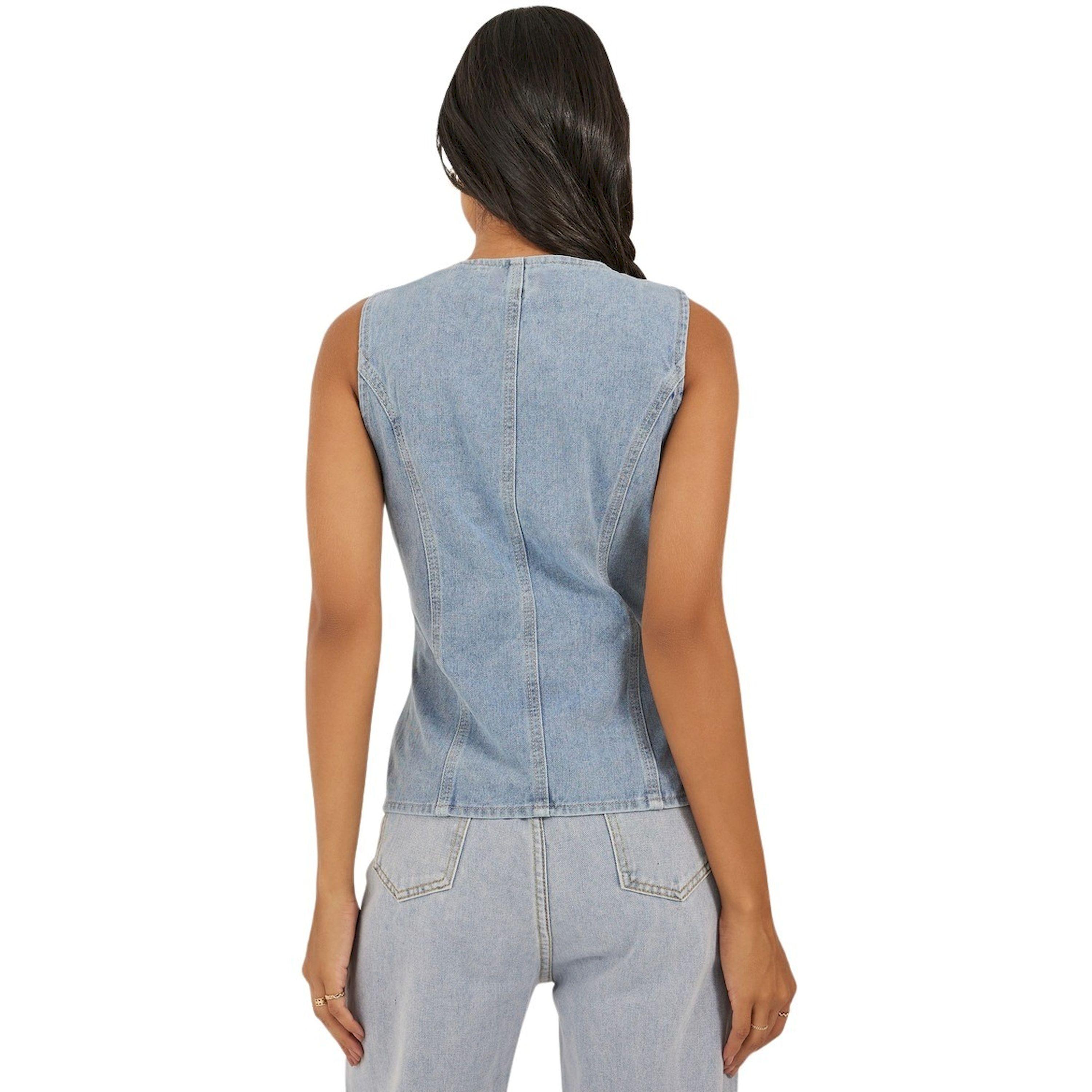 ستايلي - سترة جينز بأزرار وجيوب-women-clothing-coatsandjackets-waistcoats-image-4