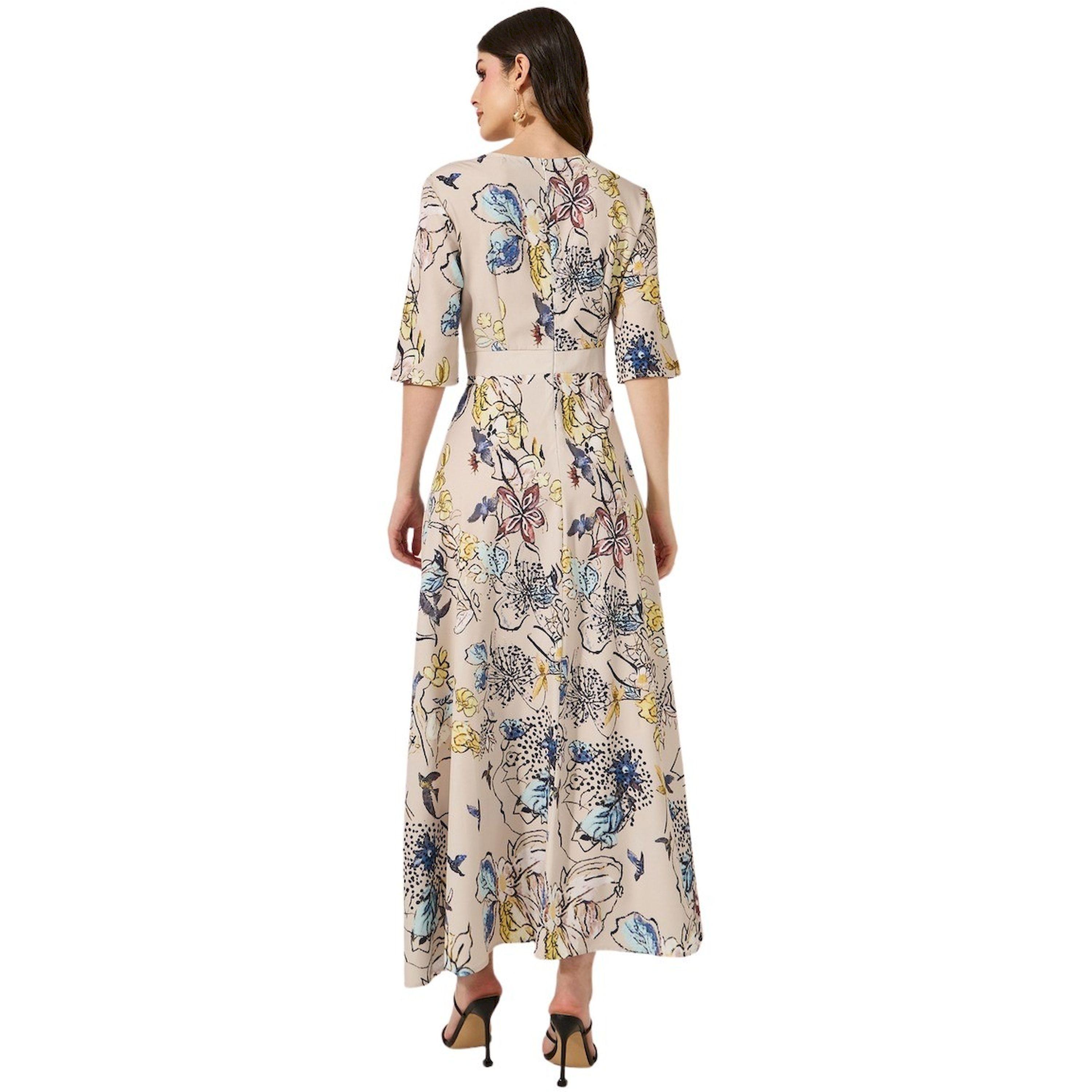 ستايلي - فستان ماكسي بتصميم ملفوف بطبعة زهور-women-clothing-dresses-image-5