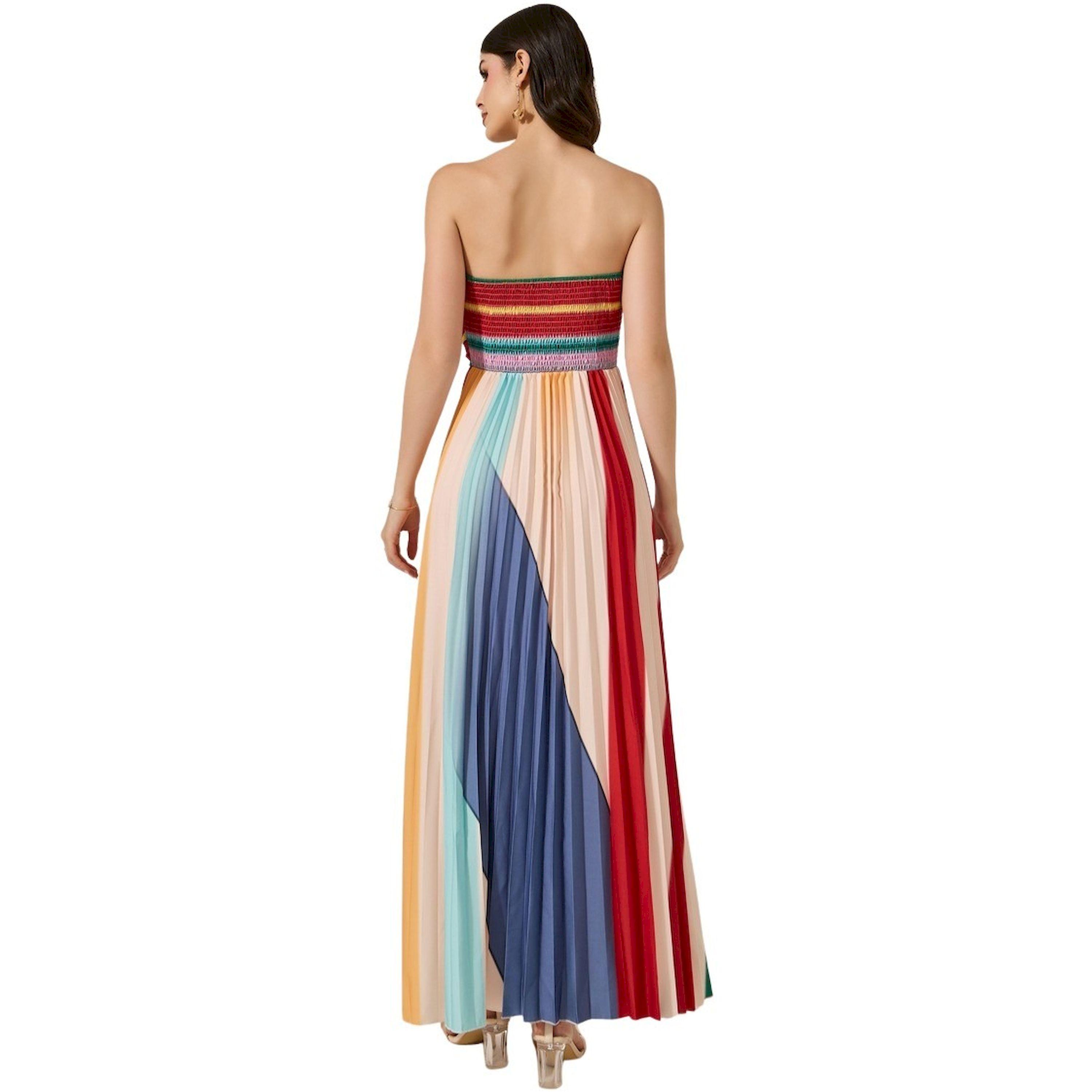 Styli Color Block Pleated Strapless A-Line Maxi Dress-women-clothing-dresses-image-5