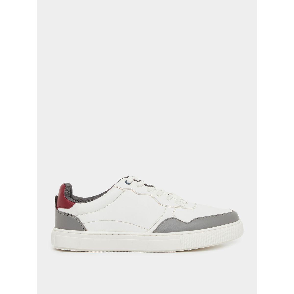 Styli Color Block Low Top Lace-Up Sneakers-men-shoes-sneakers-image-1