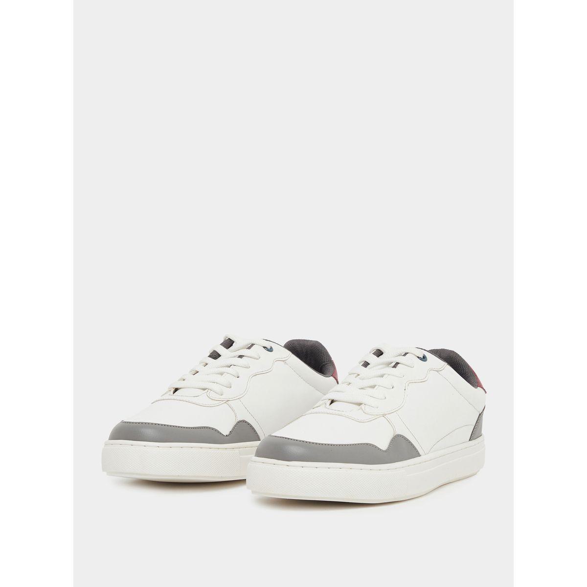 Styli Color Block Low Top Lace-Up Sneakers-men-shoes-sneakers-image-2