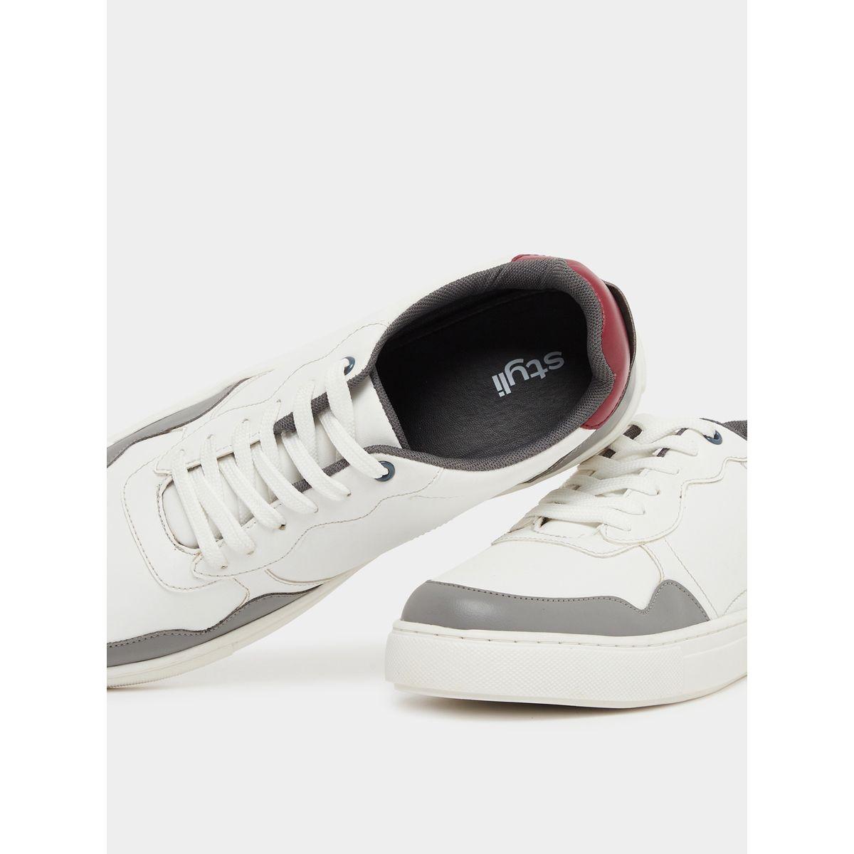 Styli Color Block Low Top Lace-Up Sneakers-men-shoes-sneakers-image-3
