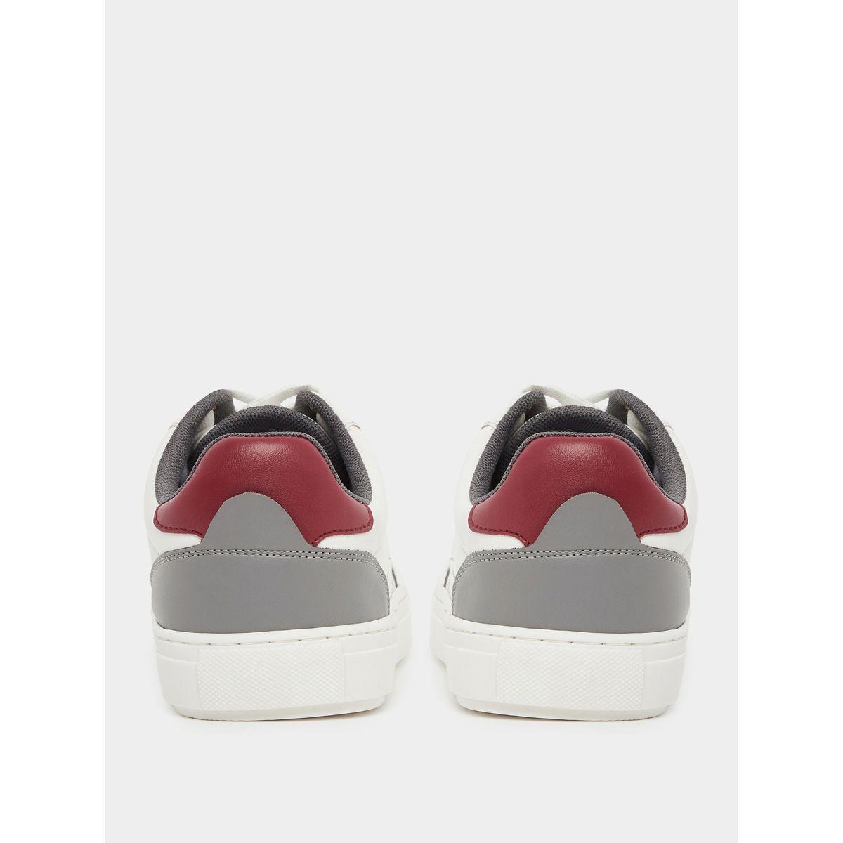 Styli Color Block Low Top Lace-Up Sneakers-men-shoes-sneakers-image-4