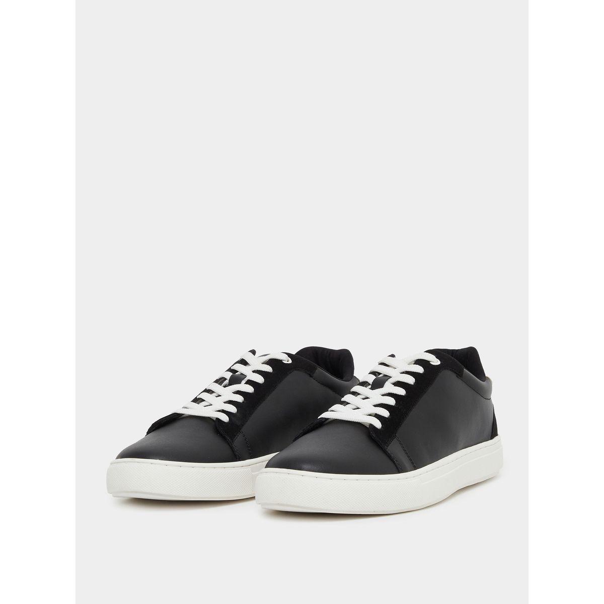Styli Contrast Trim Platform Sole Skateboard Sneakers-men-shoes-sneakers-image-2
