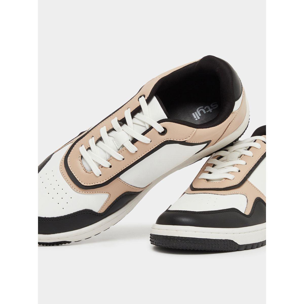 حذاء سنيكرز بنمط كتل الالوان ورباط غلق-men-shoes-sneakers-image-3
