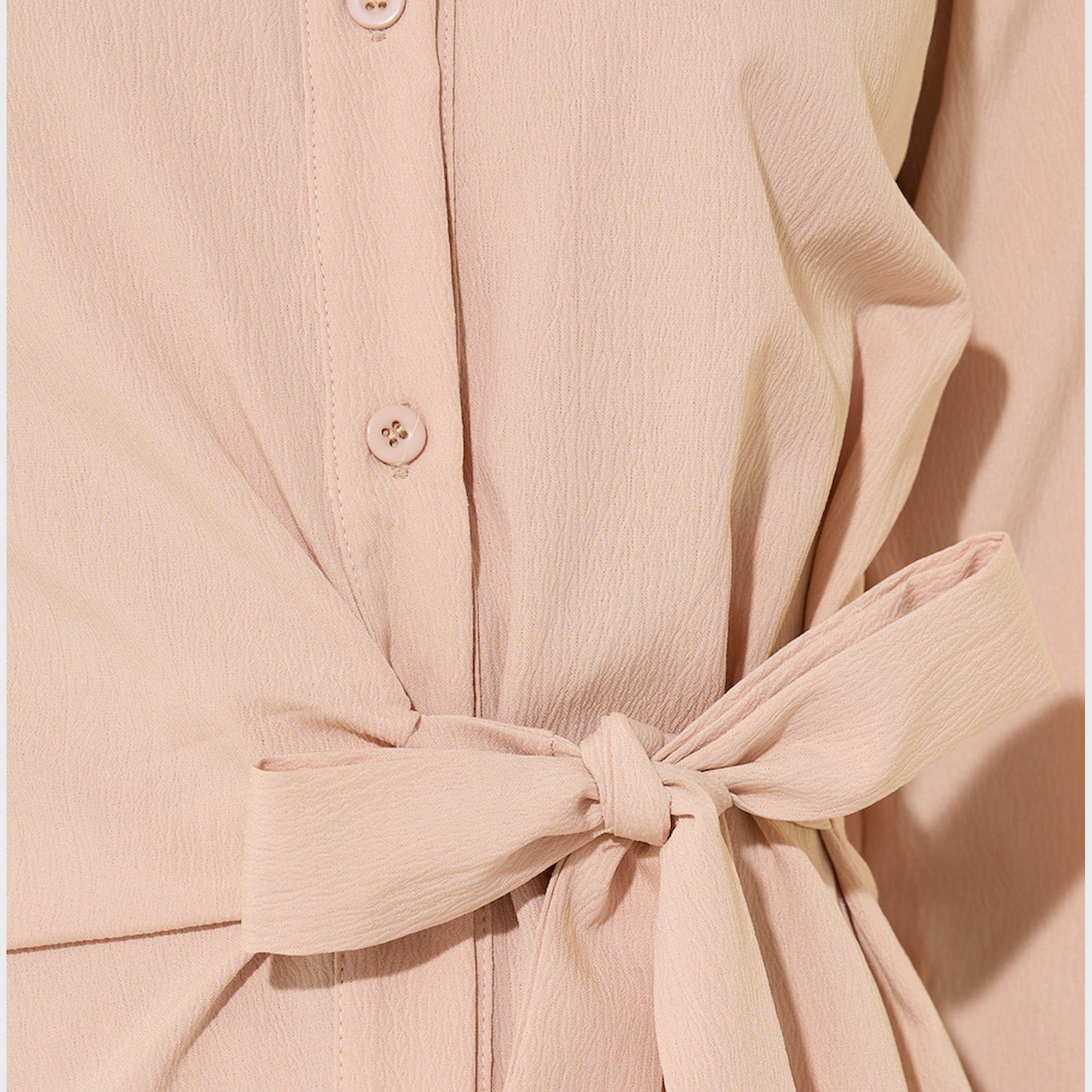 Styli Solid Wrap Buttoned Top With Tie-Up And Pants Co-Ords-women-clothing-coordsets-image-4