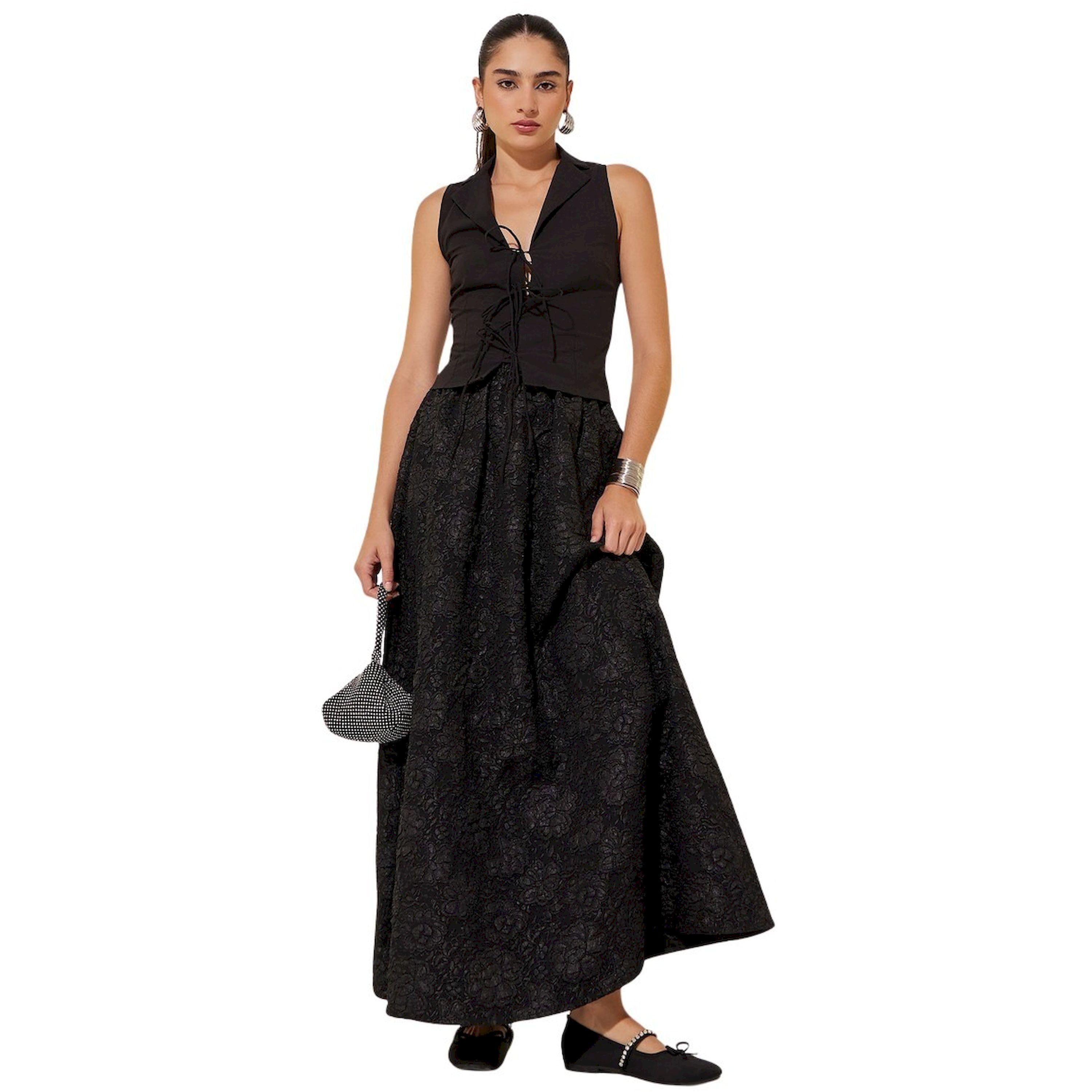 ستايلي - تنورة ماكسي عالية الخصر بقصة A-women-clothing-bottoms-skirts-image-1