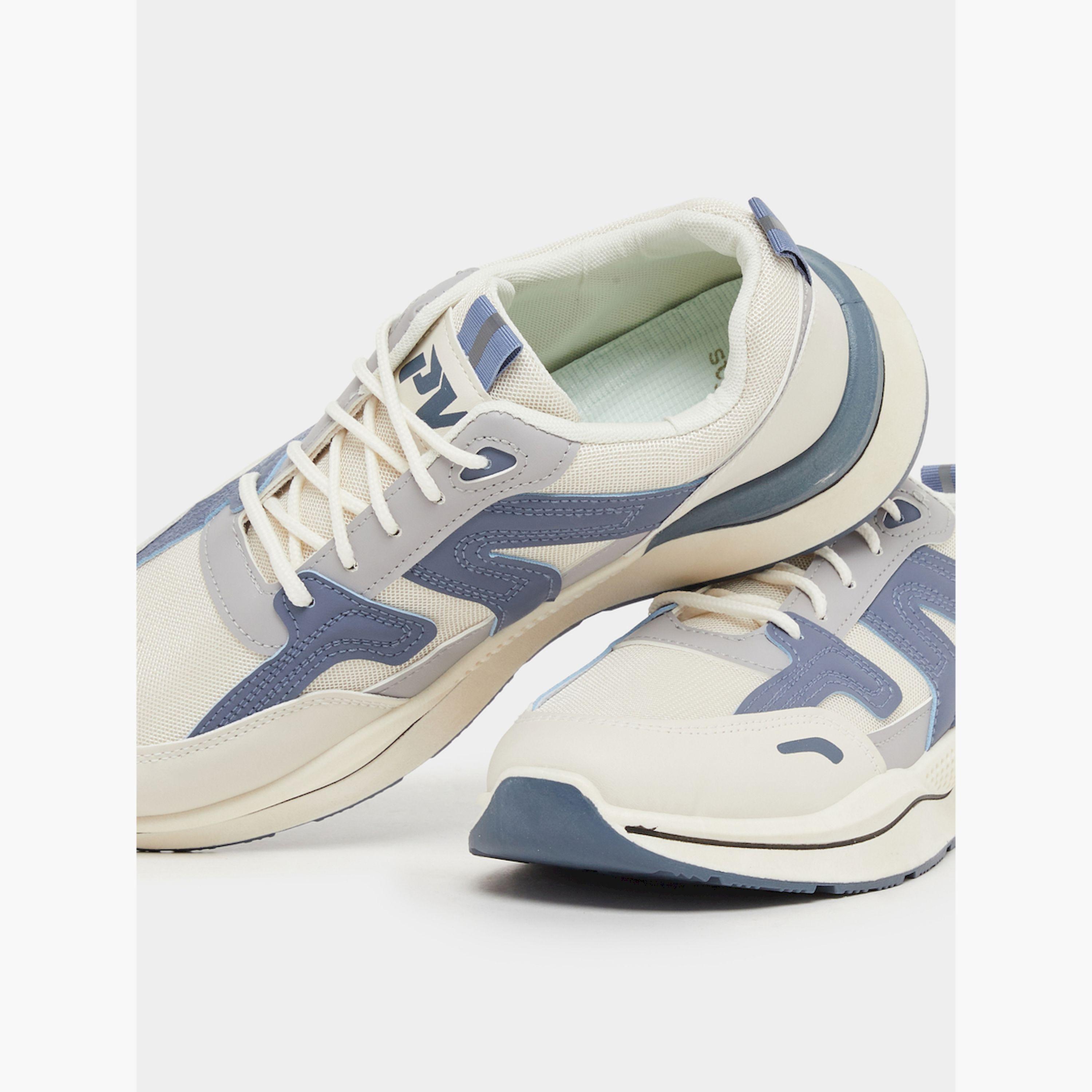 Styli Chunky Sole Color Block Lace Up Sneakers-men-shoes-sneakers-image-3