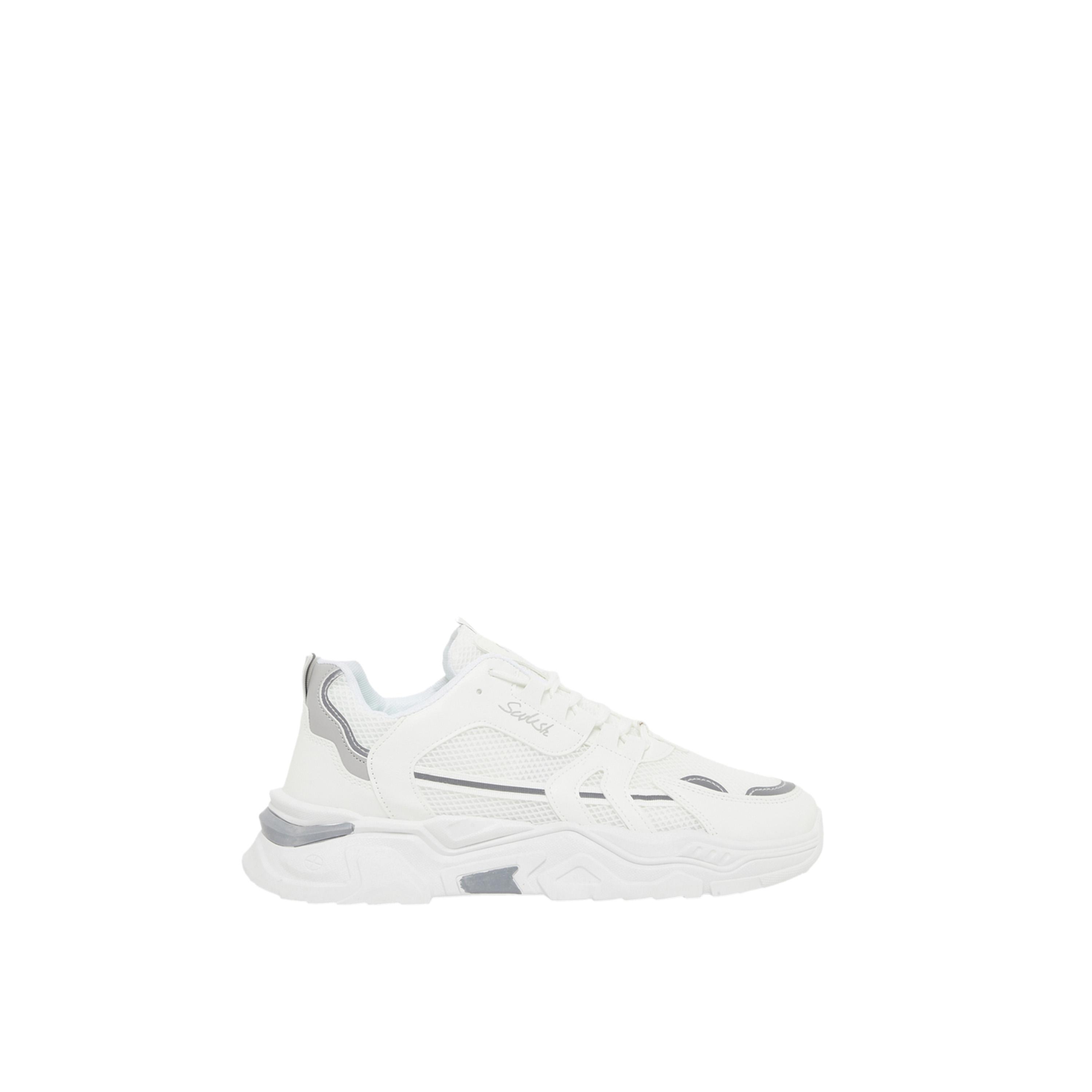 ستايلي - حذاء رياضي نويل بنعل سميك وألوان متباينة ورباط-men-shoes-sneakers-image-1