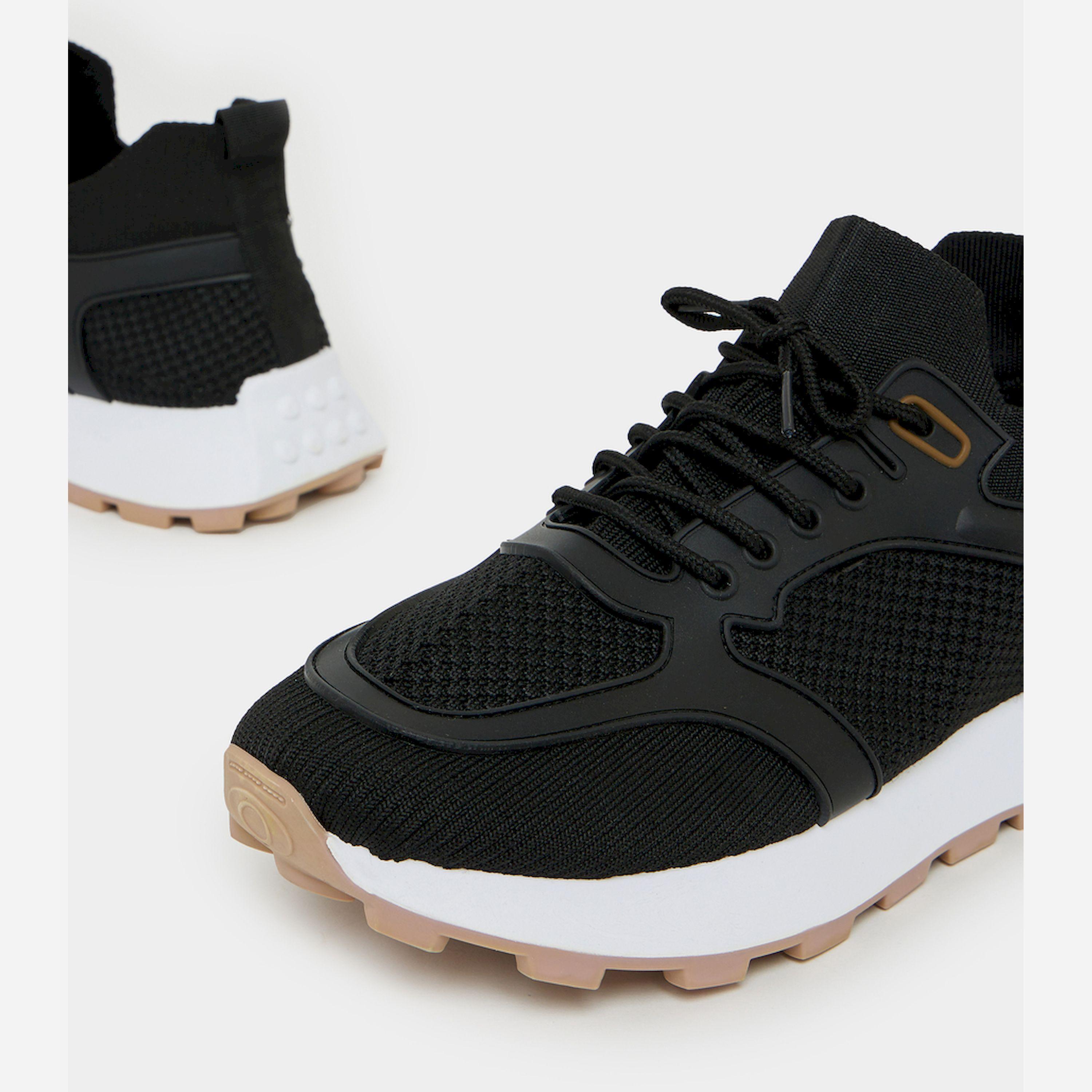 Styli Low Ankle Lace Up Platform Sole Sneakers-men-shoes-sneakers-image-3