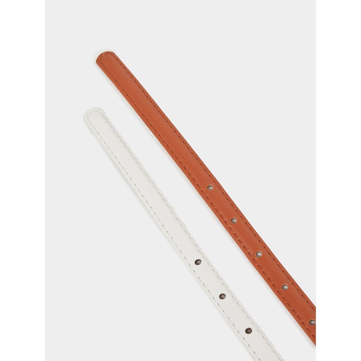 Styli Set of 2 - Solid Narrow Belt with Tang Closure-women-clothingaccessories-belts-image-5