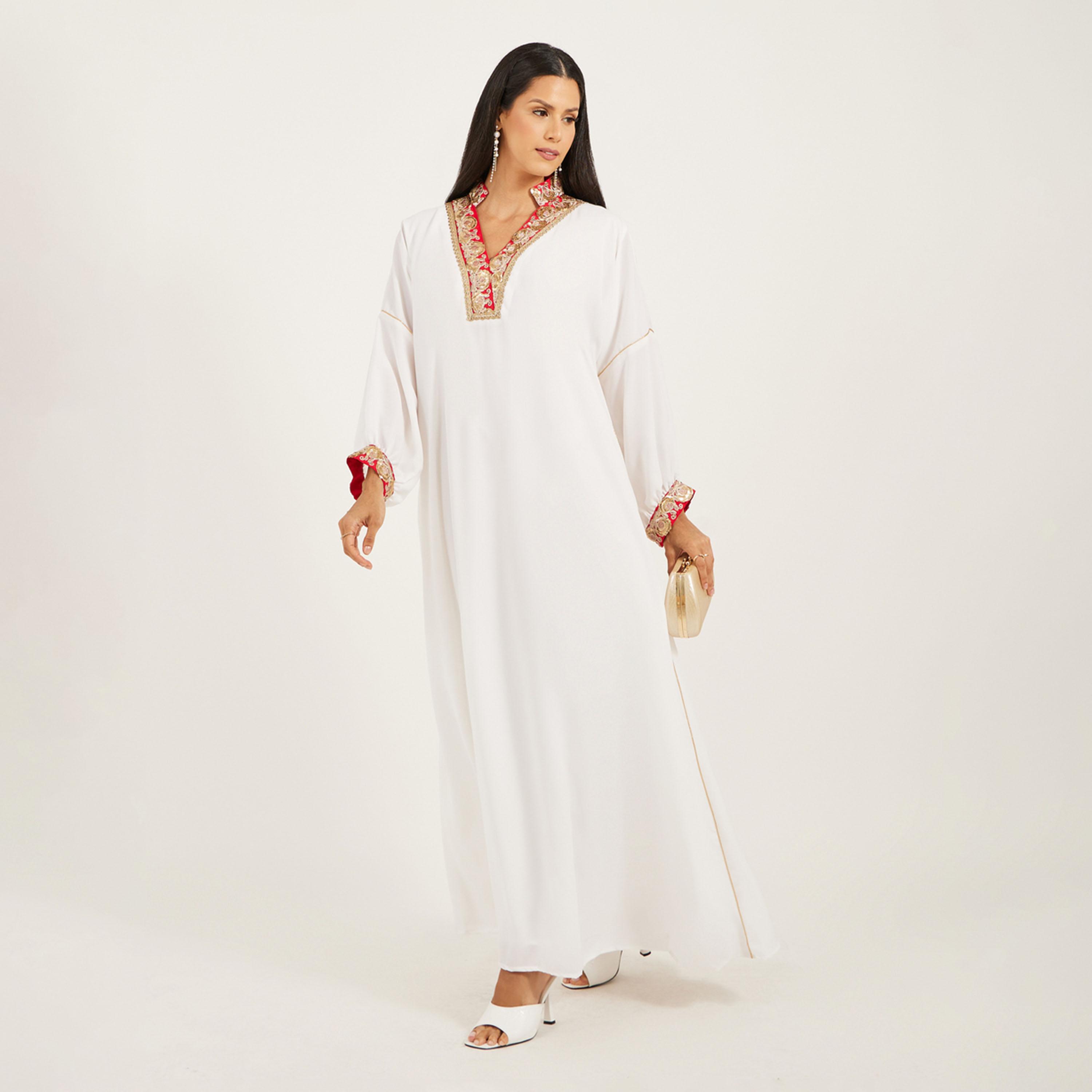 Maxim Creation X Styli Bsy Kaftan With Sequince Embroidery-women-arabicclothing-kaftan-image-1