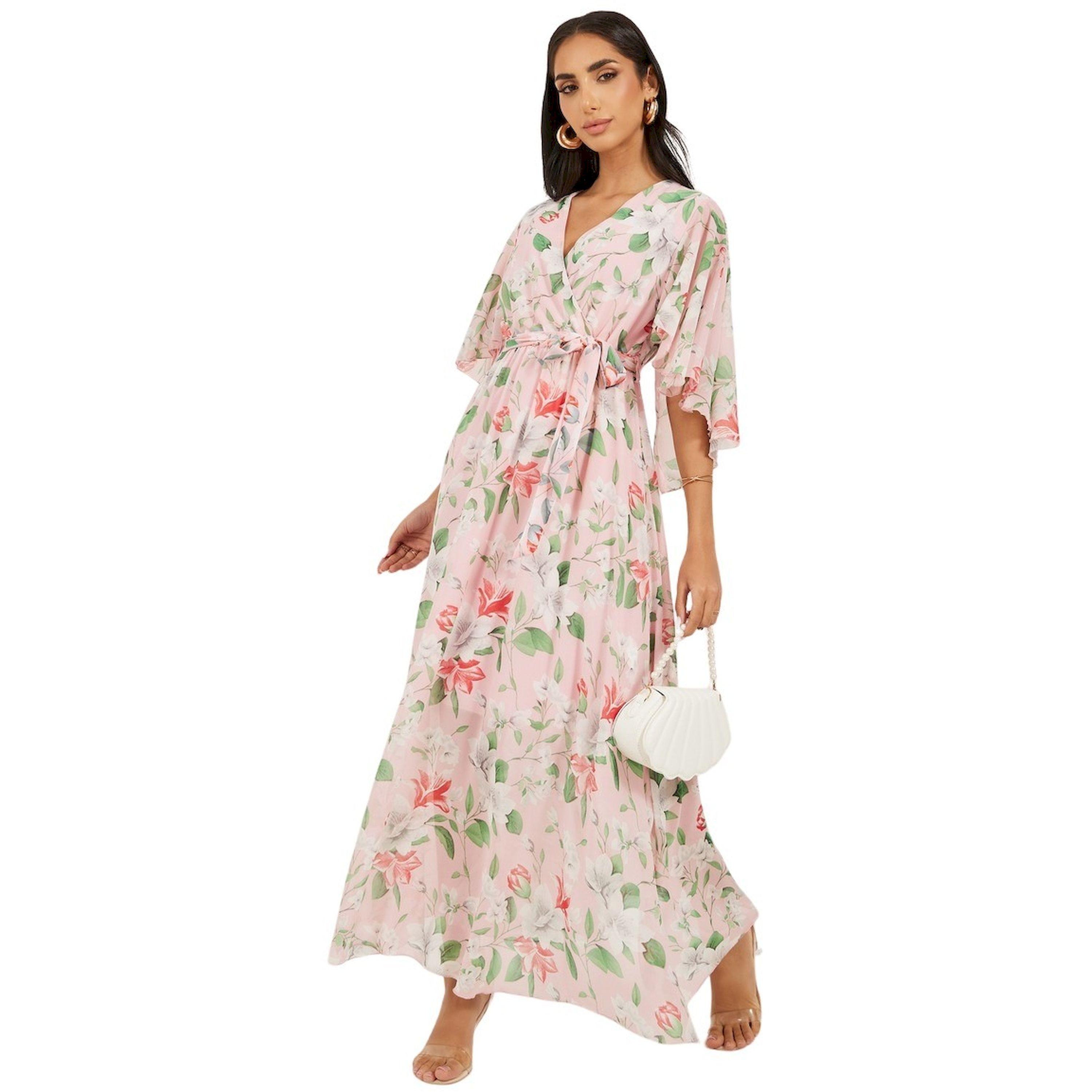 Styli Floral Print Wrap Look A-Line Maxi Dress-women-clothing-dresses-image-1