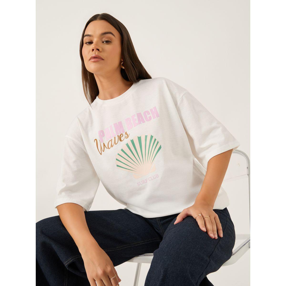 Styli Graphic Print Short Sleeve Oversized T-Shirt-women-clothing-tshirts-image-1