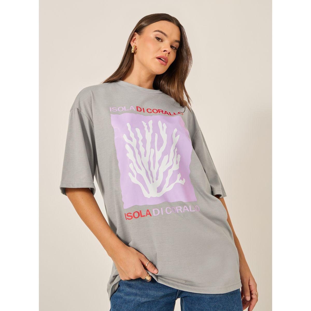 Styli Graphic Print Short Sleeve Oversized T-Shirt-women-clothing-tshirts-image-1