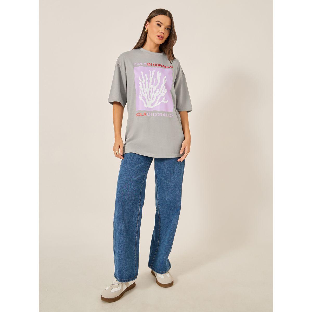 Styli Graphic Print Short Sleeve Oversized T-Shirt-women-clothing-tshirts-image-2