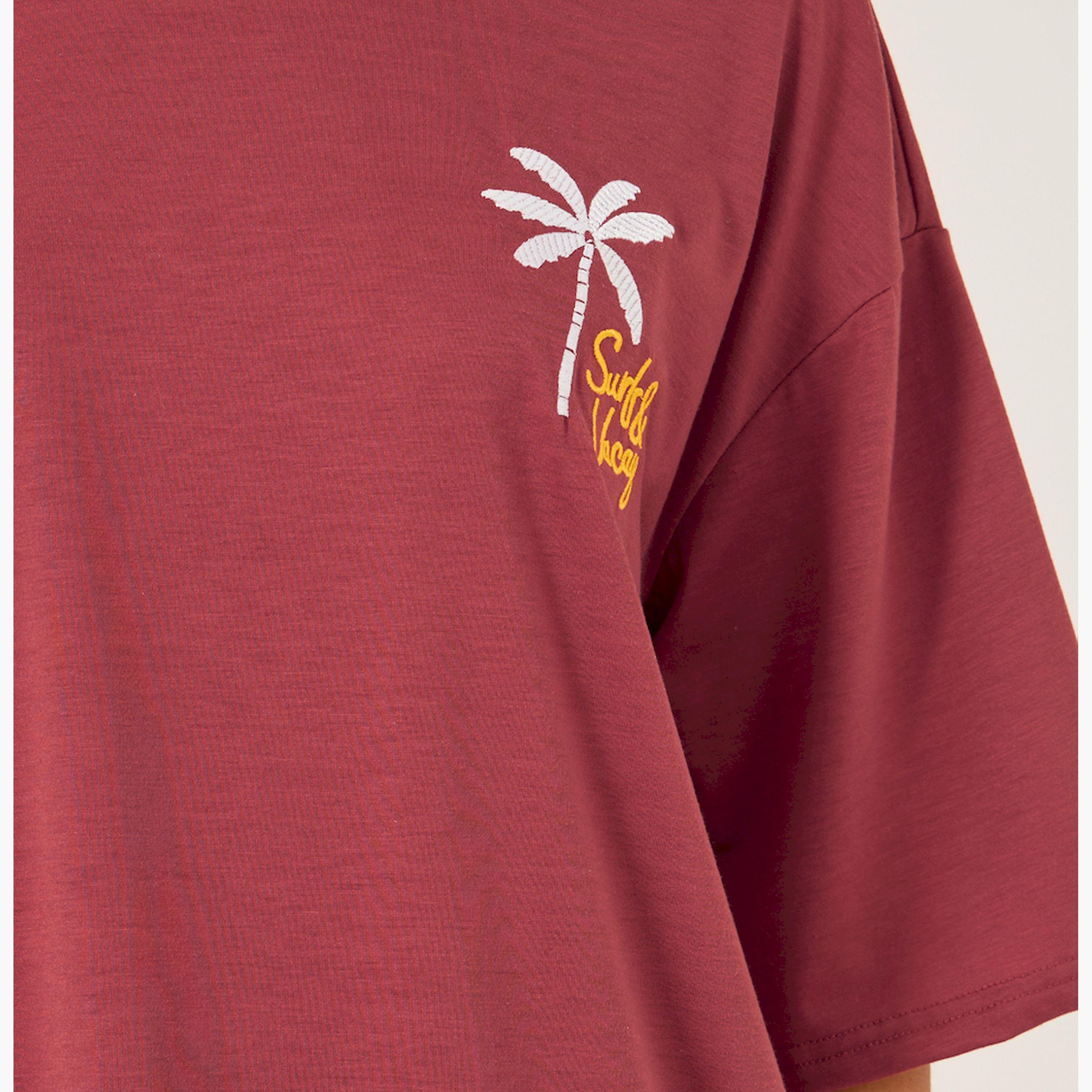 Styli Embroidered Short Sleeve Oversized T-Shirt-women-clothing-tshirts-image-4