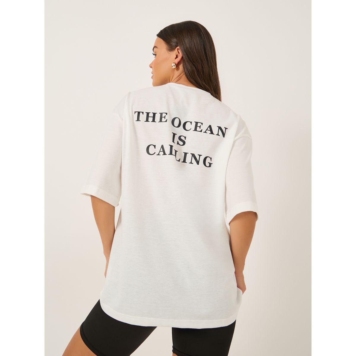 Styli Slogan Print Short Sleeve Oversized T-Shirt-women-clothing-tshirts-image-4