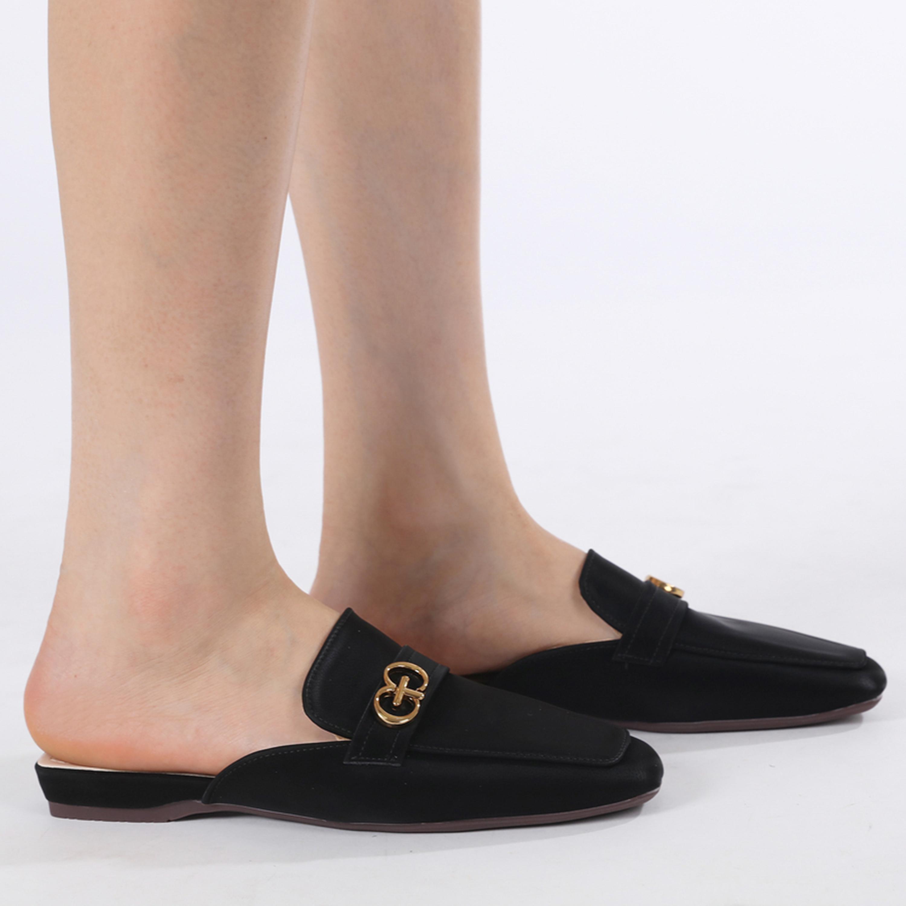 سنيك أبيك × ستايلي - حذاء سهل الارتداء بطرف معدني ومقدمة مربعة-women-shoes-sandals-flats-image-2