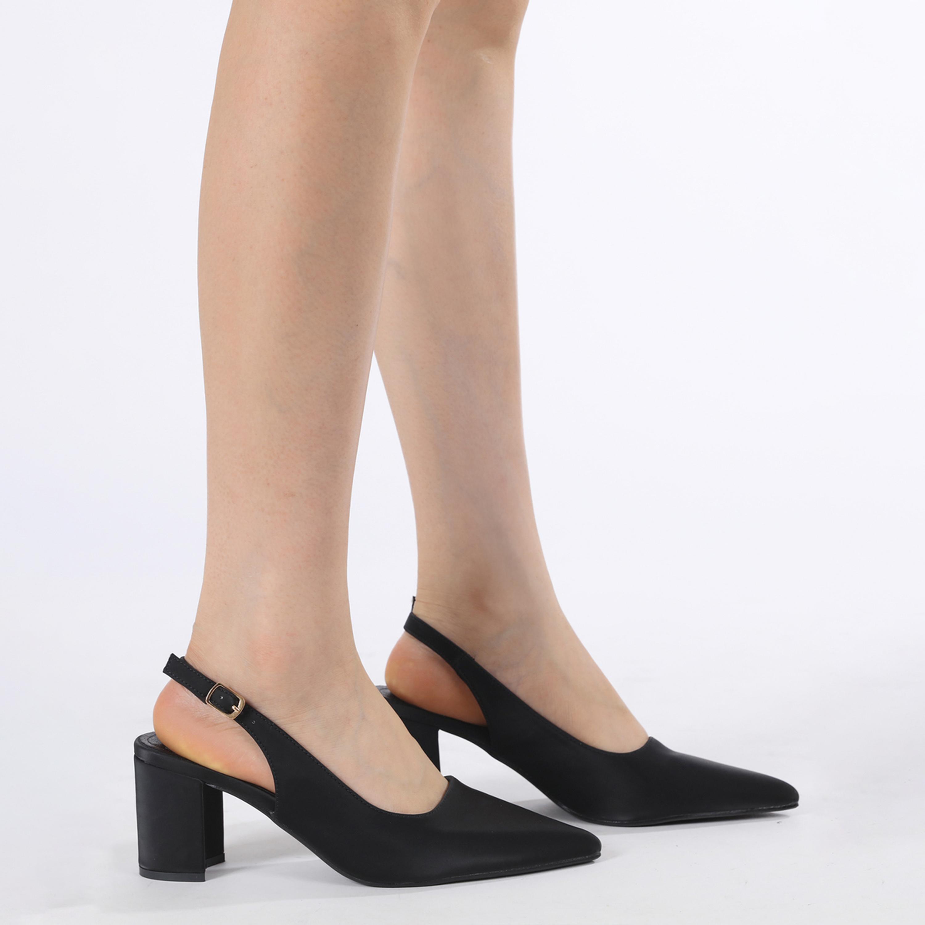Sneak-a-Peek x Styli Plain Slingback Pointed Toe Block Heel Shoes-women-shoes-heels-image-3