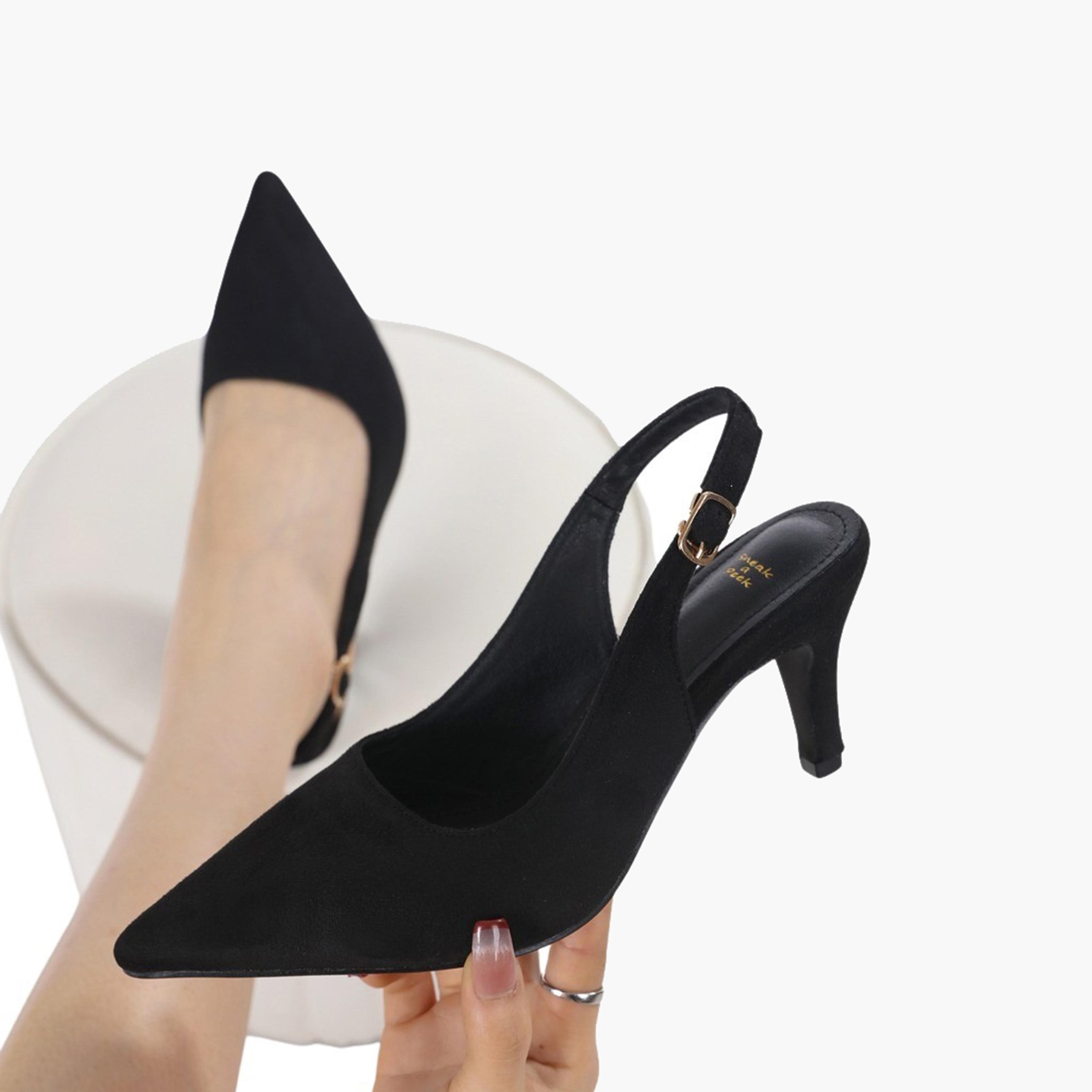 Sneak-a-Peek x Styli Plain Pointed Toe Stiletto Heel Slingback Shoes-women-shoes-heels-image-4