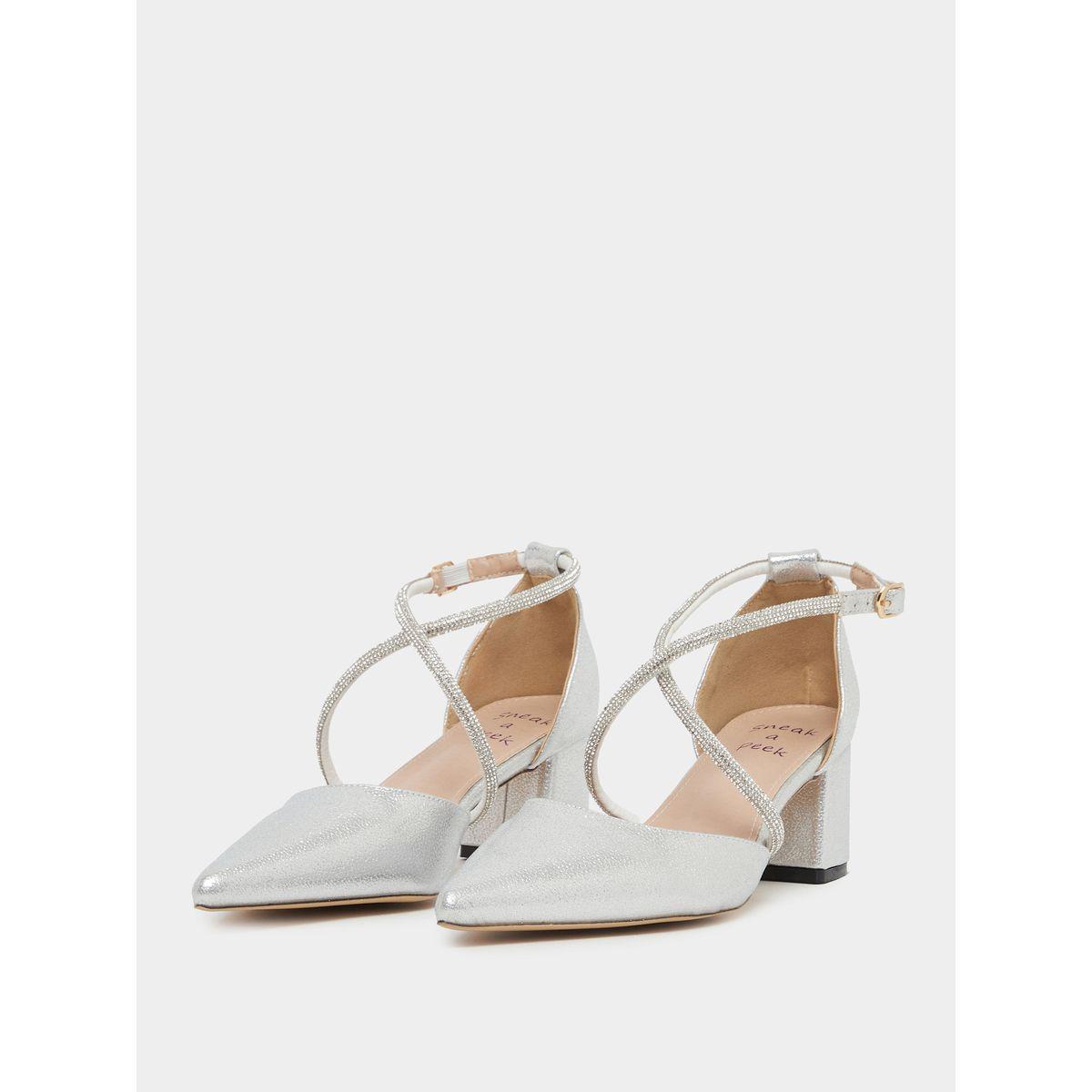Sneak-a-Peek Rhinestone Strap Block Heel Ankle Strap Shoes-women-shoes-heels-image-3