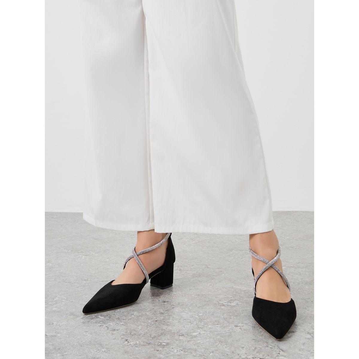 Sneak-a-Peek Embellished Rhinestone Block Heel Shoes-women-shoes-heels-image-2