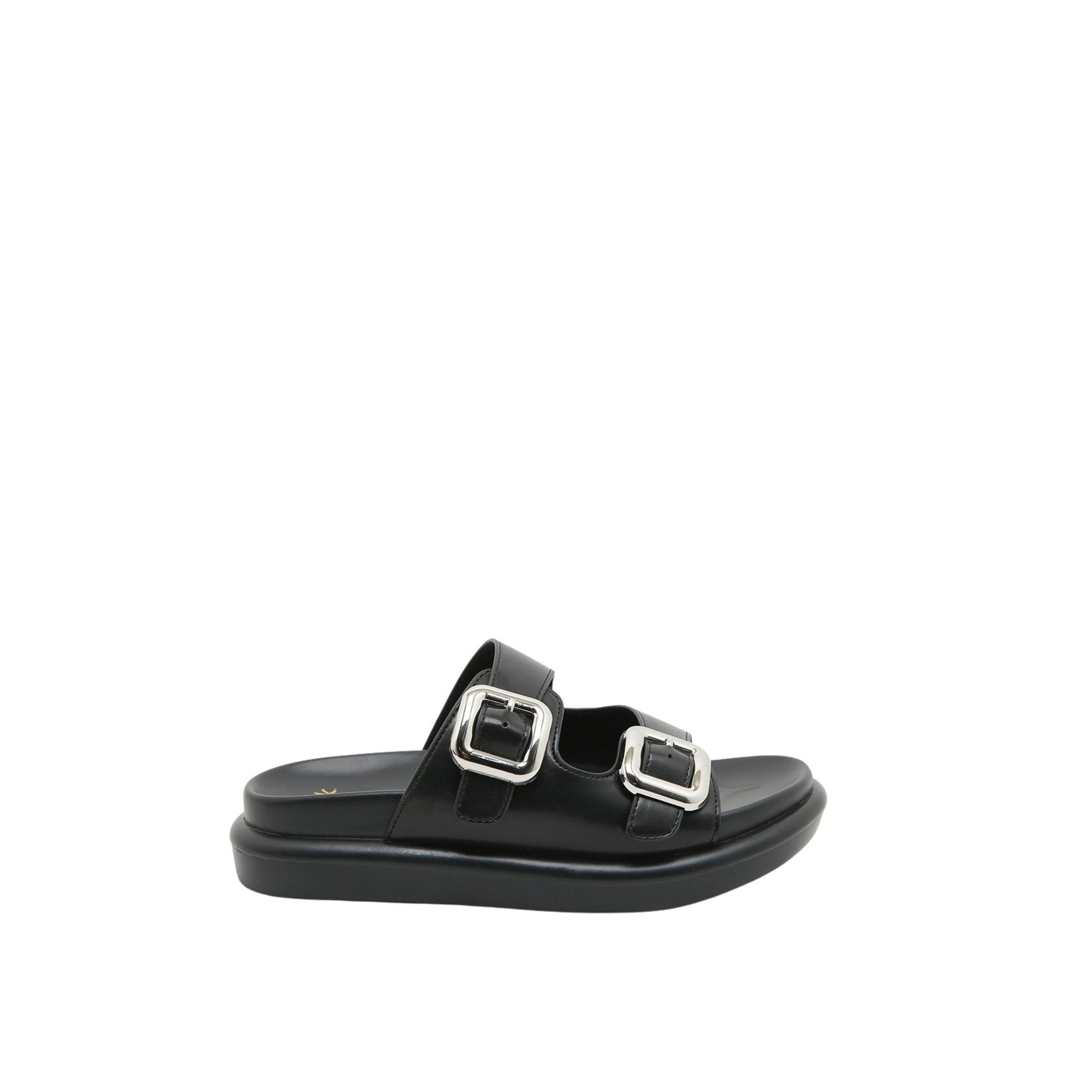 سنيك-أ-بيك × ستايلي - صندل مسطح مريح بمشبك مزدوج-women-shoes-sandals-flats-image-1