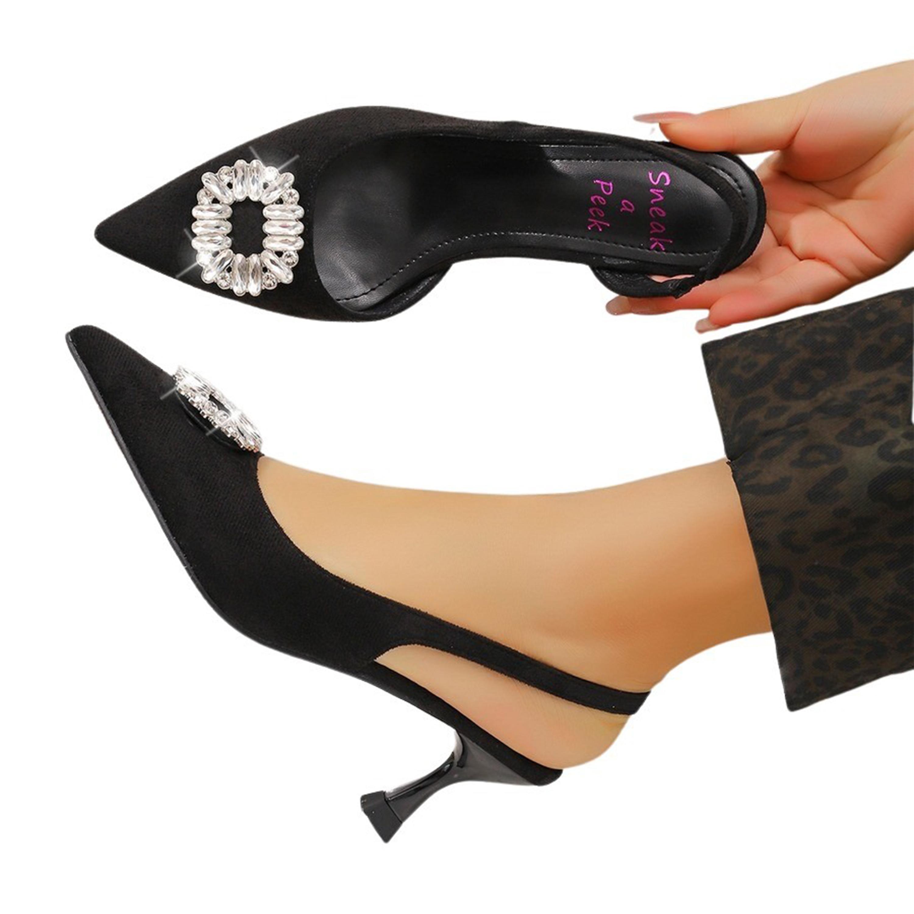 سنيك-أ-بيك × ستايلي - حذاء بكعب ستيليتو وإبزيم من أحجار الراين ومقدمة مدببة-women-shoes-heels-image-2