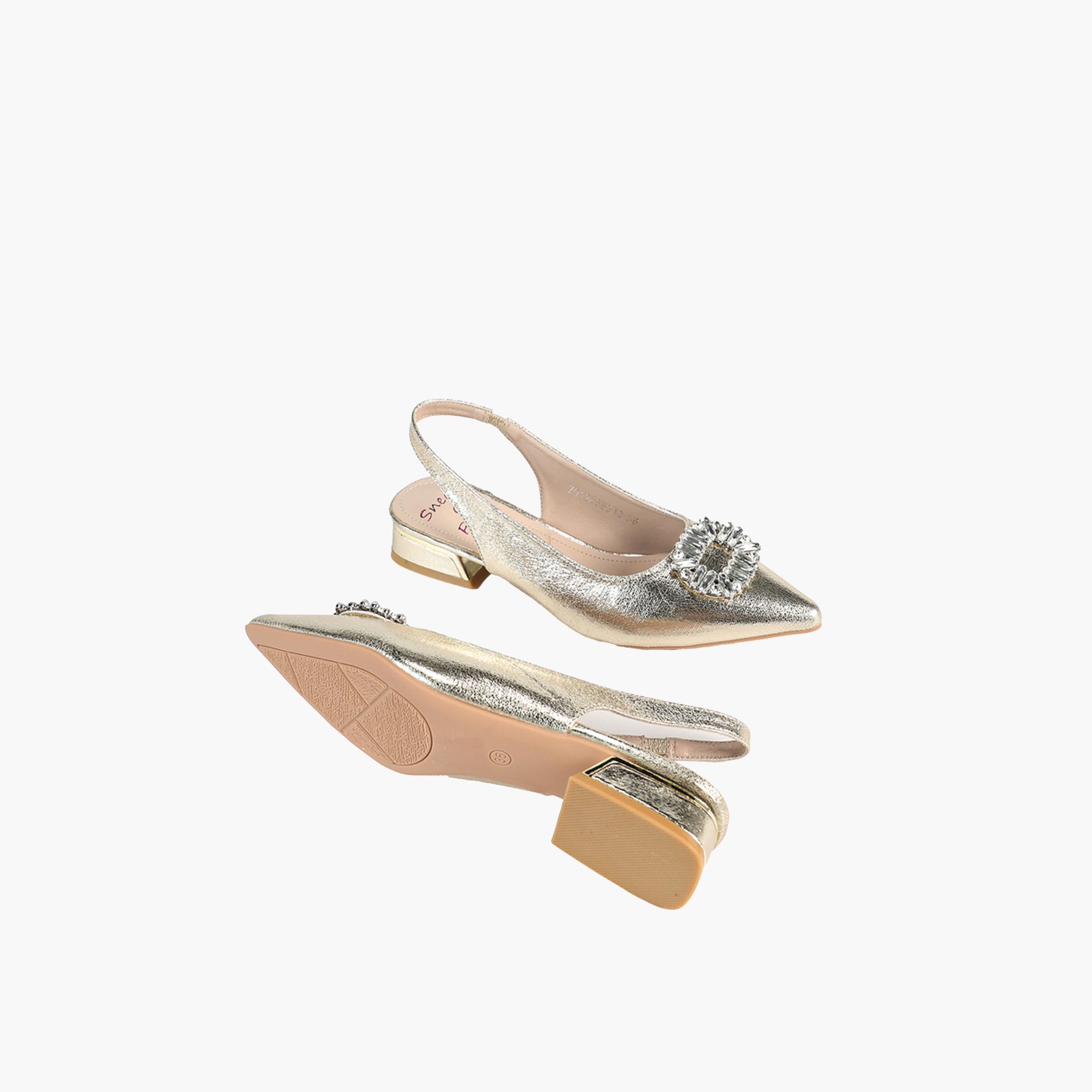 Sneak-a-Peak X Styli Rhinestone Detail Slingback Block Heel Shoes-women-shoes-heels-image-5