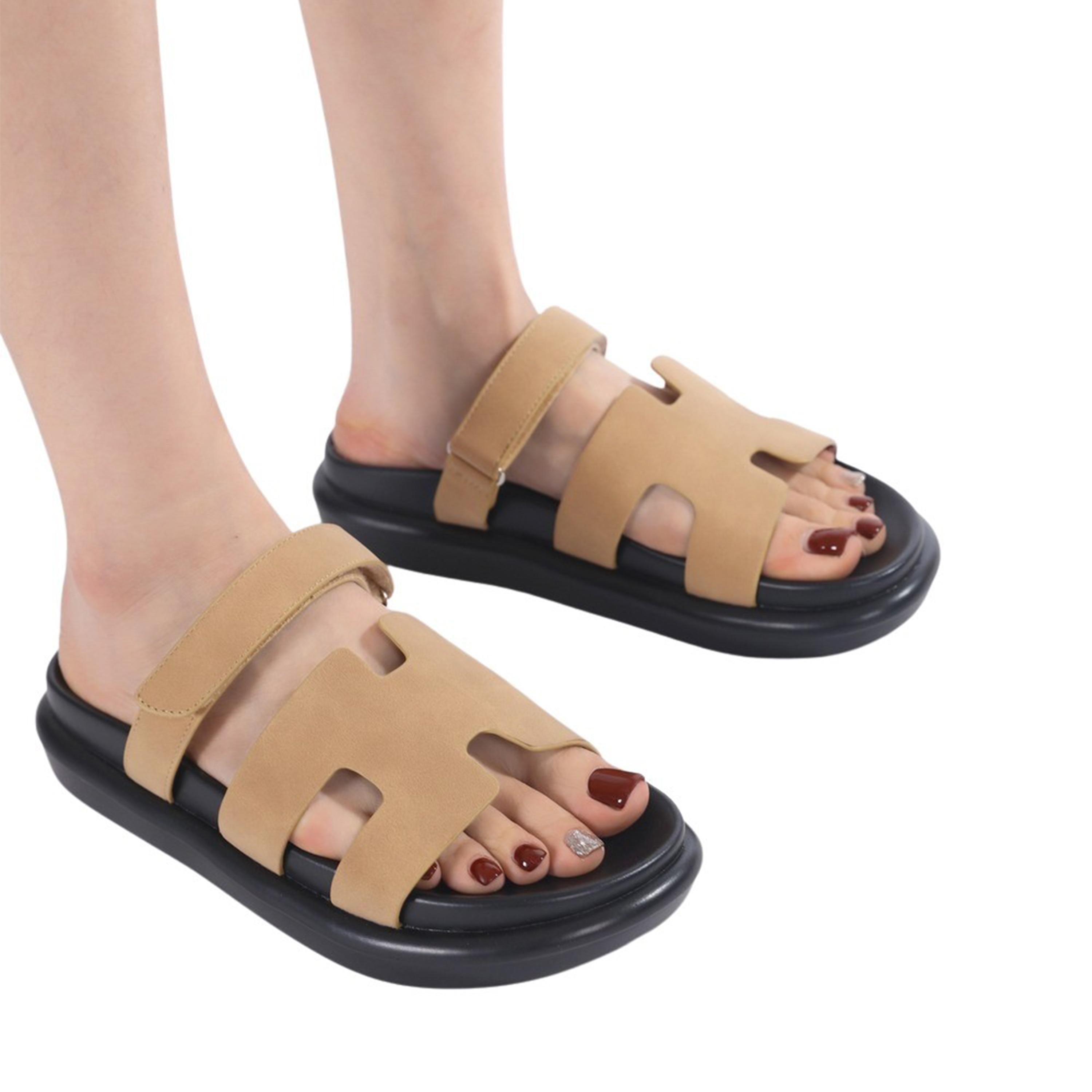 سنيك-أ-بيك × ستايلي - صندل مسطح مريح سهل الارتداء-women-shoes-sandals-flats-image-2