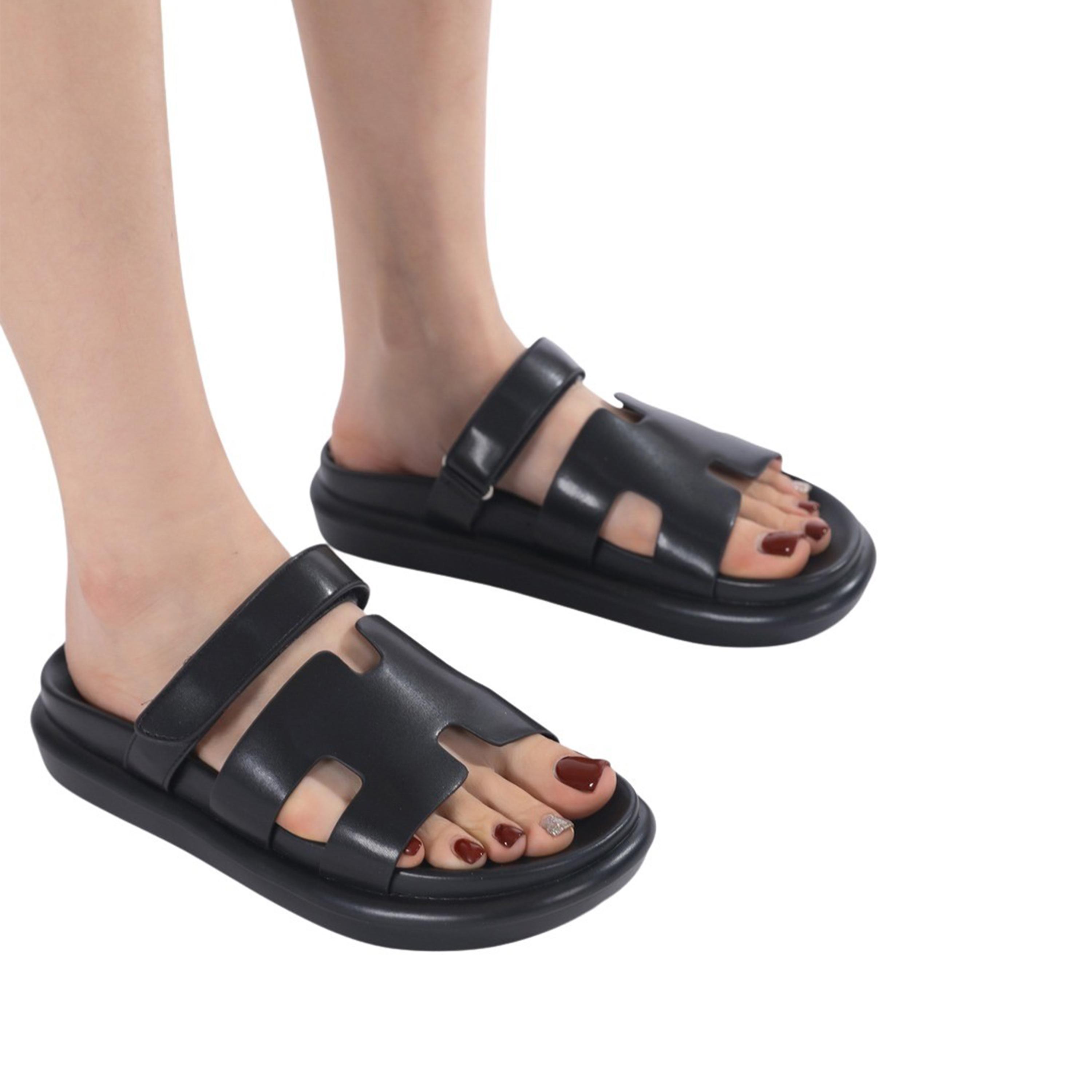 سنيك-أ-بيك × ستايلي - صندل مسطح مريح سهل الارتداء-women-shoes-sandals-flats-image-2