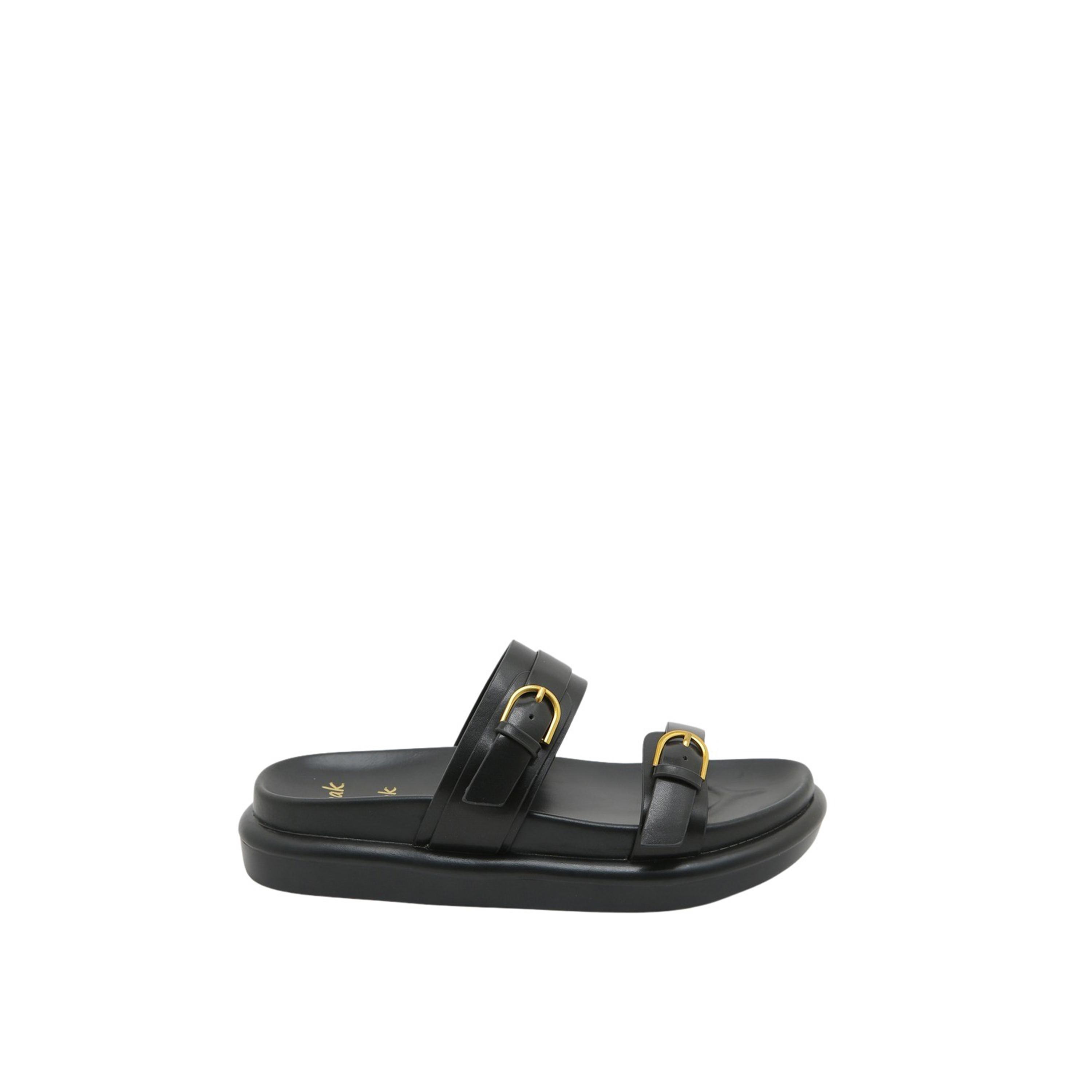 سنيك-أ-بيك × ستايلي - صندل مسطح مريح بمشبك مزدوج-women-shoes-sandals-flats-image-1
