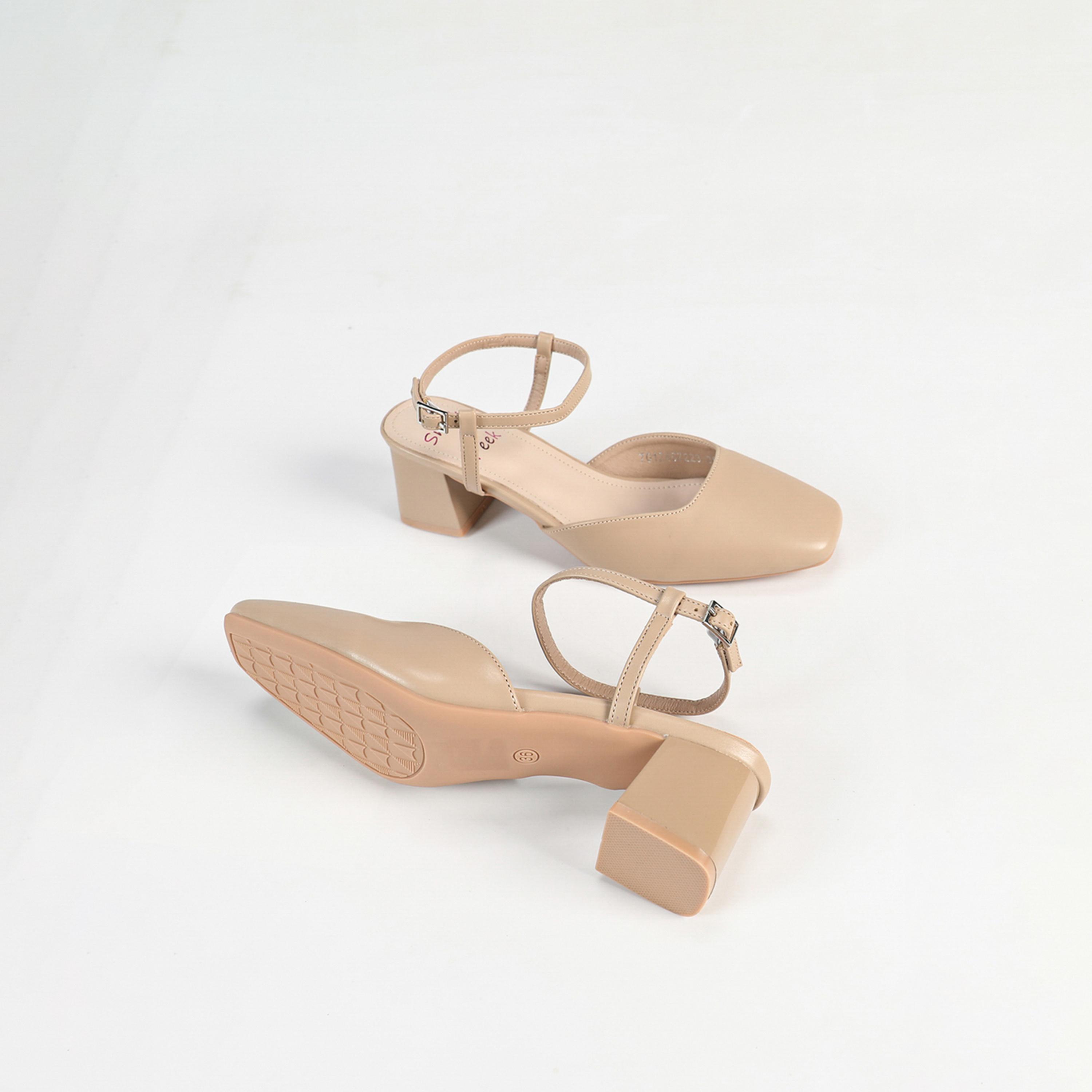 Sneak-a-Peek x Styli Plain Ankle Strap Block Heel Shoes-women-shoes-heels-image-6