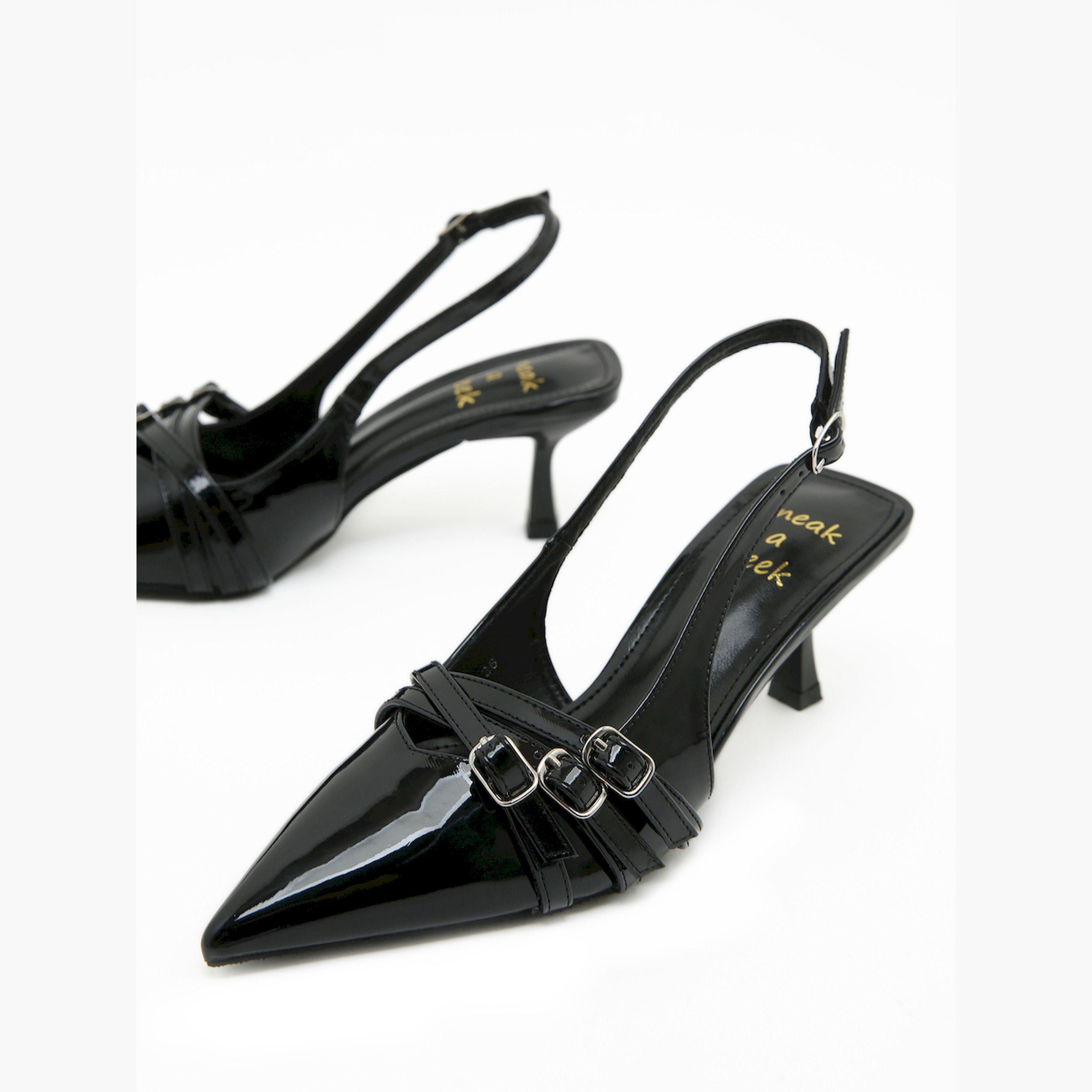 سنيك-أ-بيك × ستايلي - حذاء بكعب عالٍ بمقدمة مدببة ومشبك-women-shoes-heels-image-5