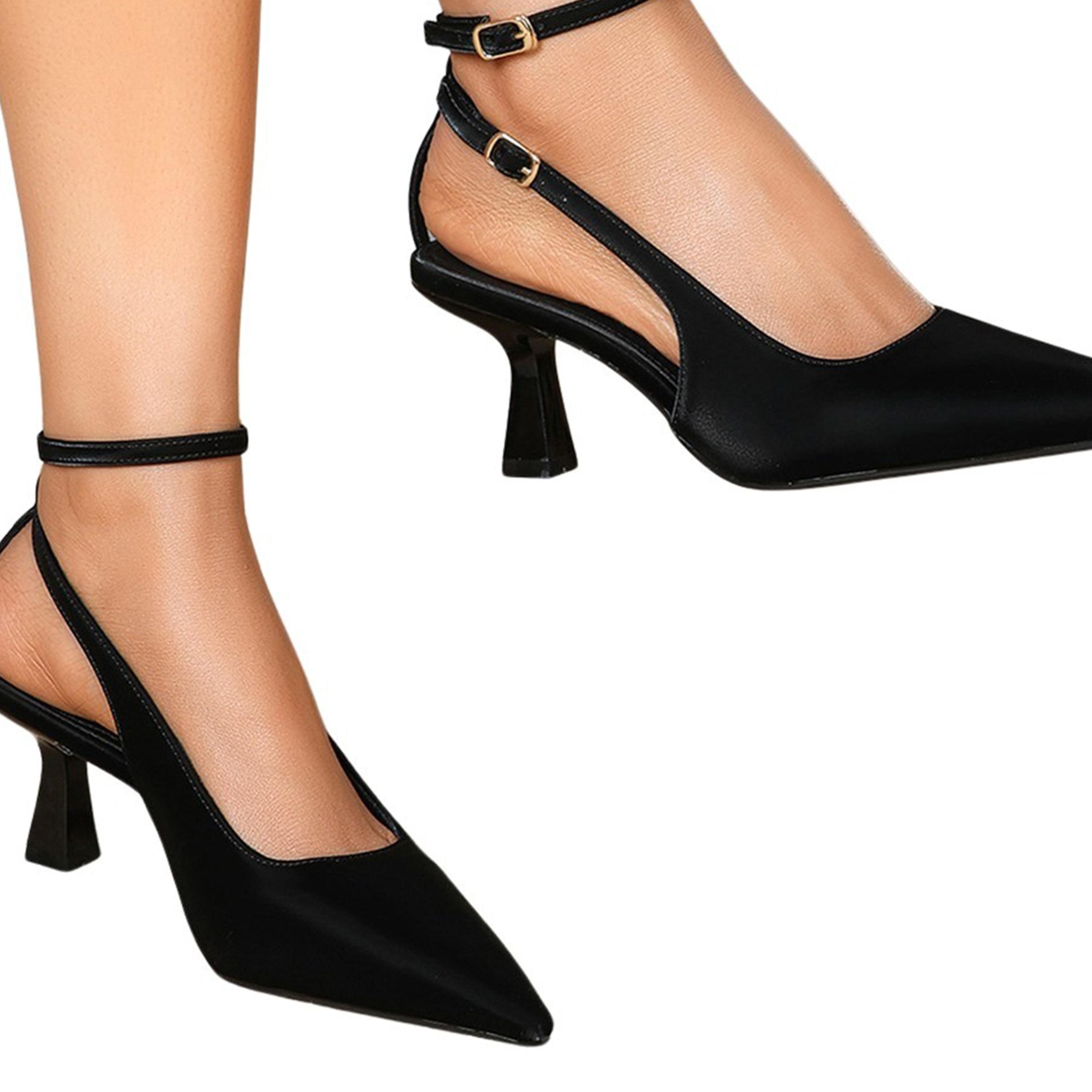 سنيك-أ-بيك × ستايلي - حذاء بكعب صغير مفتوح من الخلف ومقدمة مدببة-women-shoes-heels-image-6