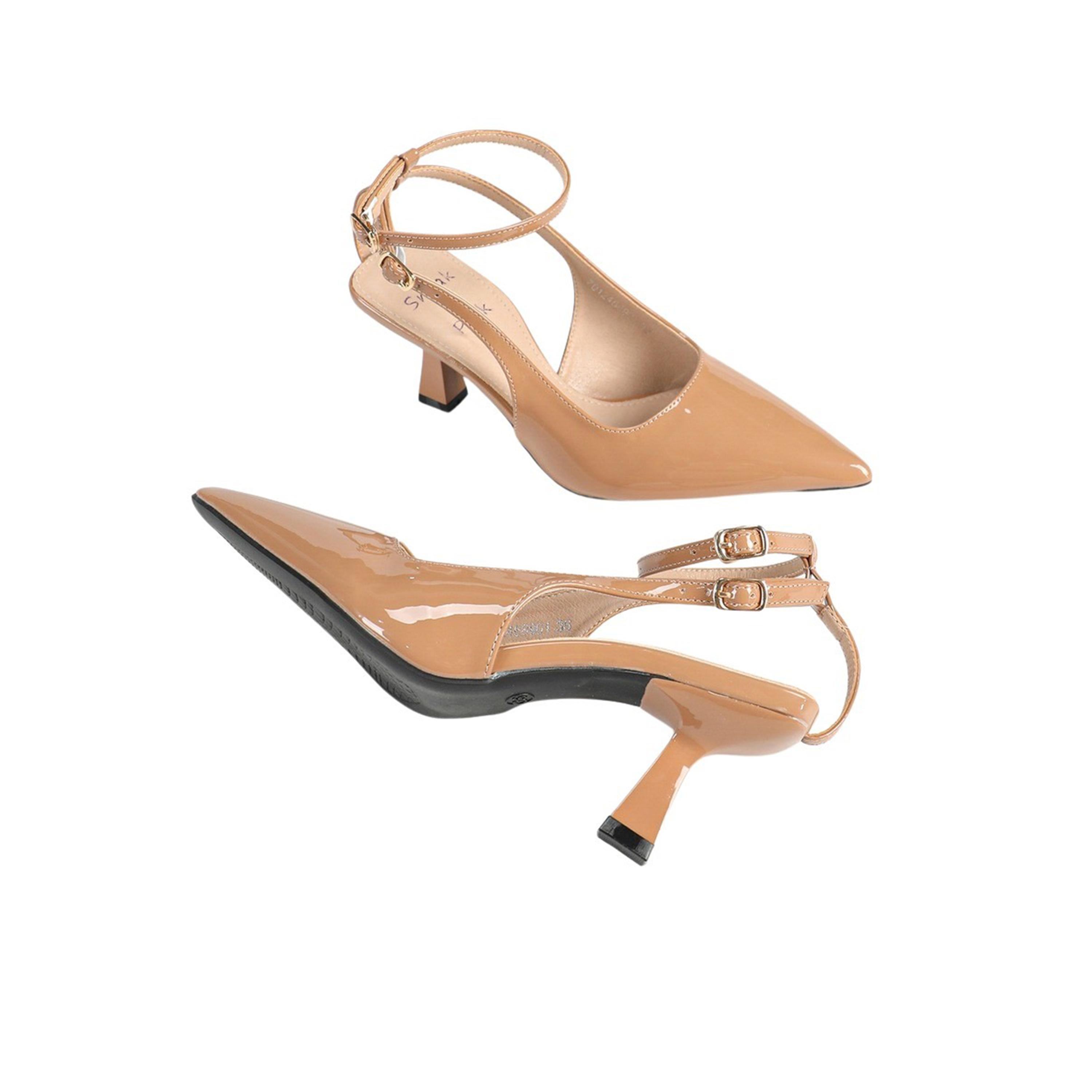 سنيك-أ-بيك × ستايلي - حذاء بكعب صغير مفتوح من الخلف ومقدمة مدببة-women-shoes-heels-image-2